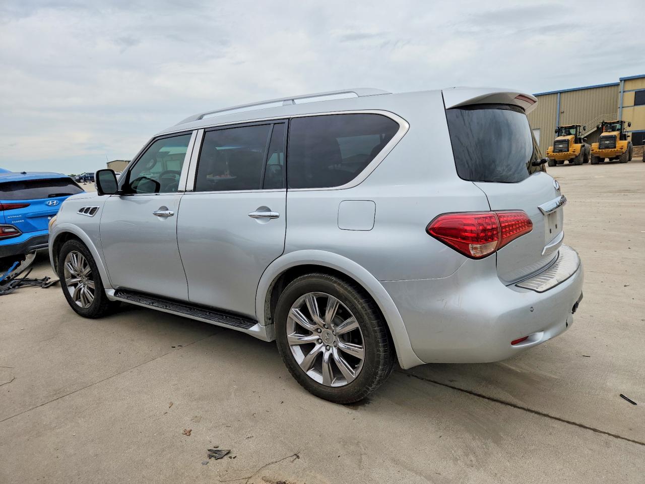 2012 Infiniti Qx56 Base Silver vin: JN8AZ2NE3C9018216