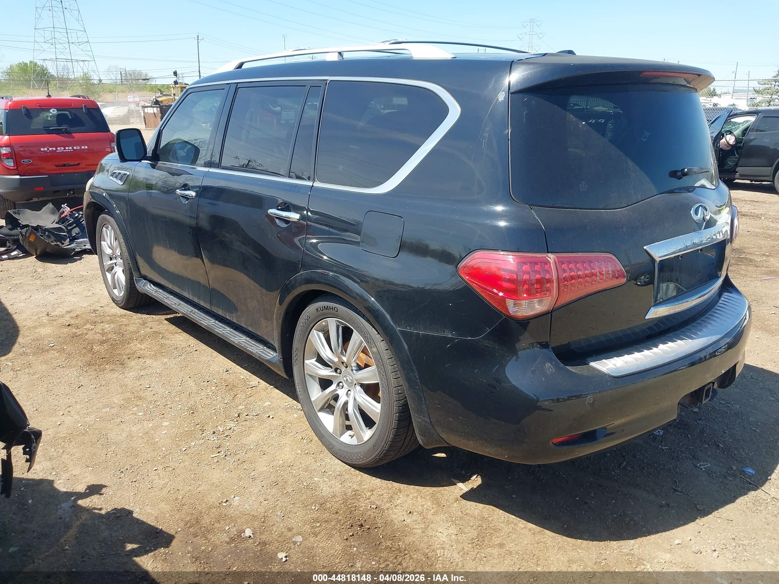 2012 Infiniti Qx56   Black vin: JN8AZ2NE3C9019298