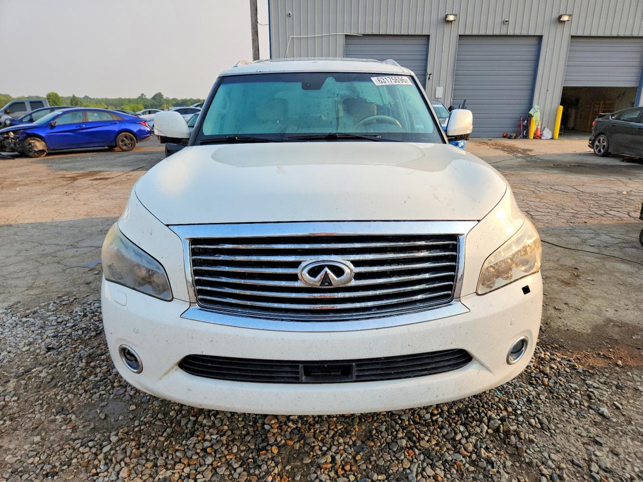2012 Infiniti Qx56 Base White vin: JN8AZ2NE3C9019320