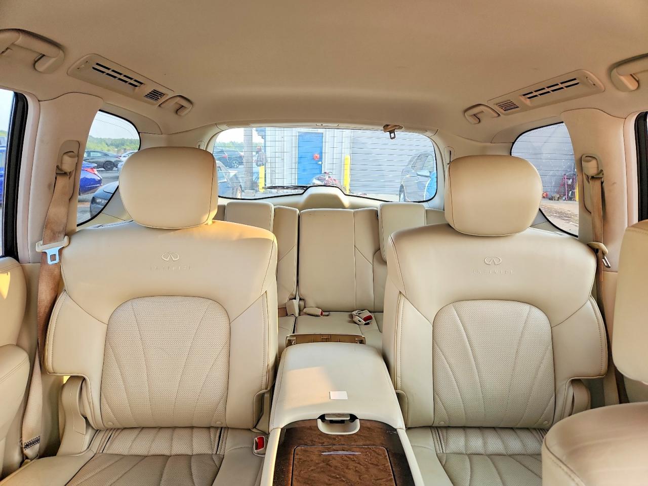 2012 Infiniti Qx56 Base White vin: JN8AZ2NE3C9019320