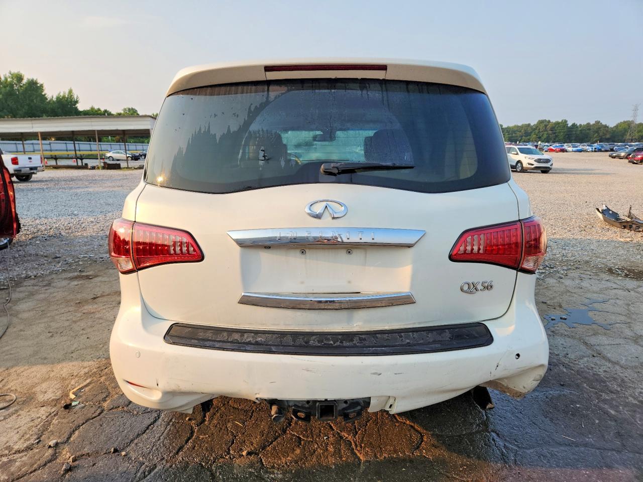 2012 Infiniti Qx56 Base White vin: JN8AZ2NE3C9019320