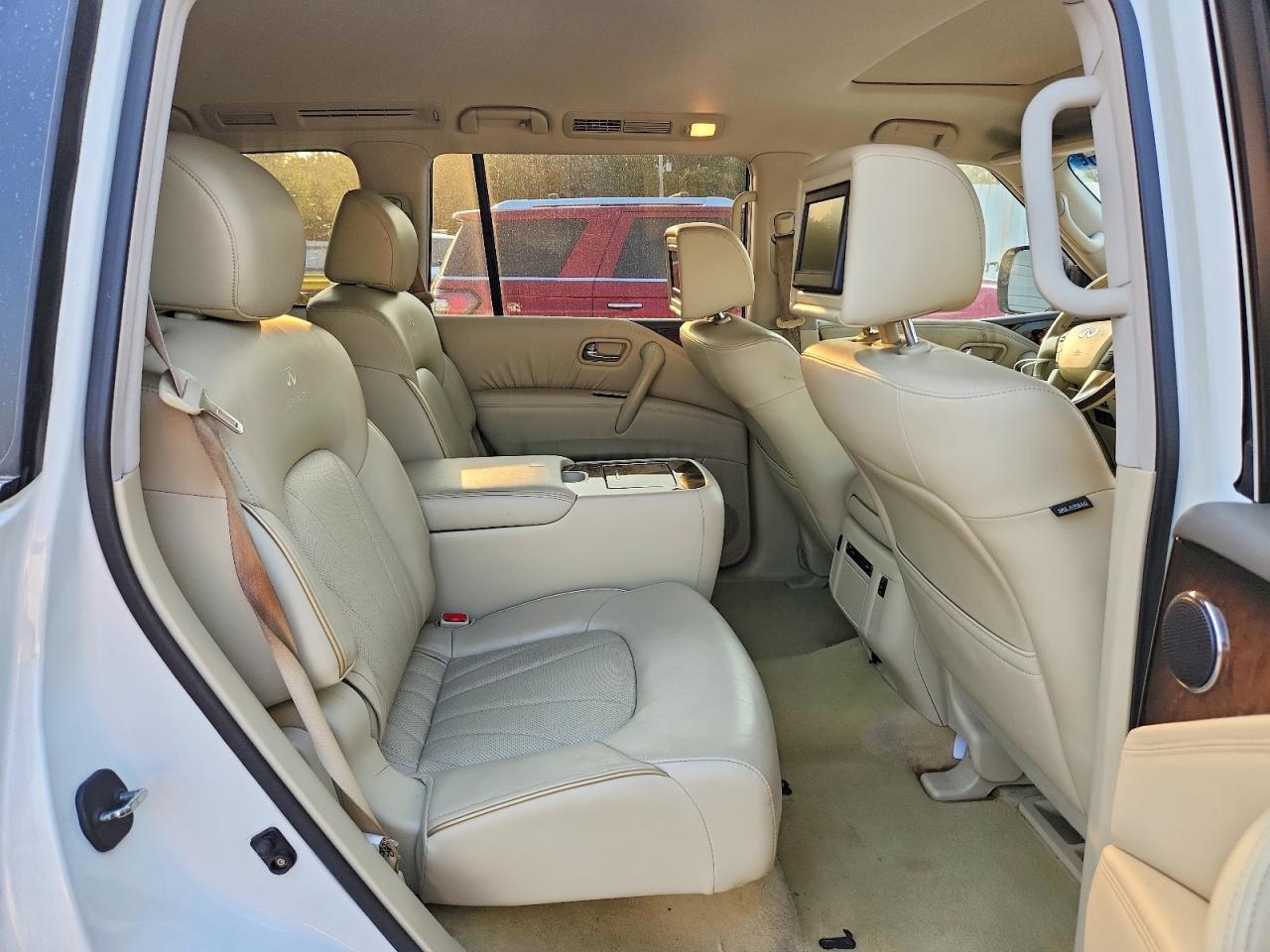 2012 Infiniti Qx56 Base White vin: JN8AZ2NE3C9019320
