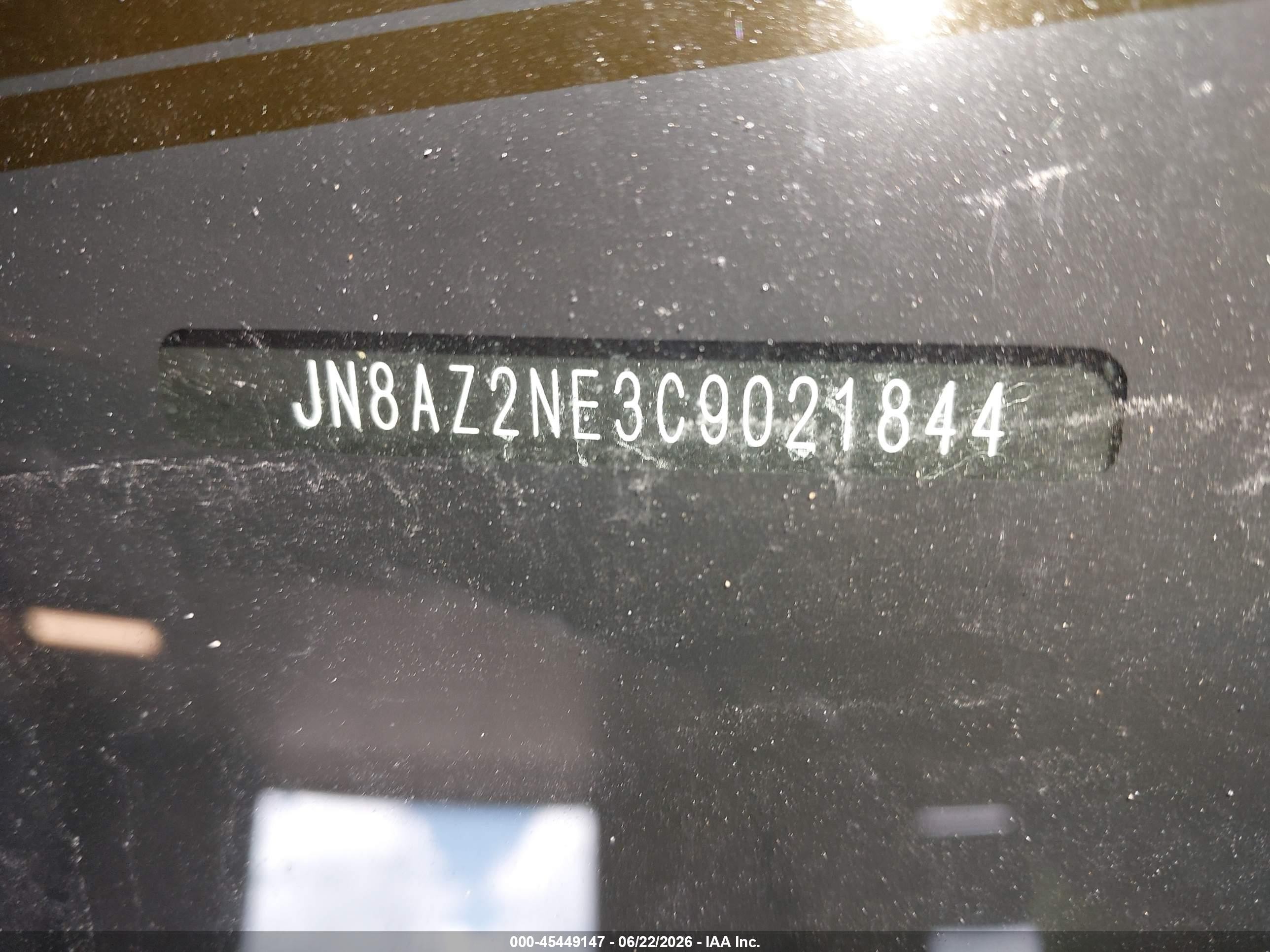 2012 Infiniti Qx56   White vin: JN8AZ2NE3C9021844