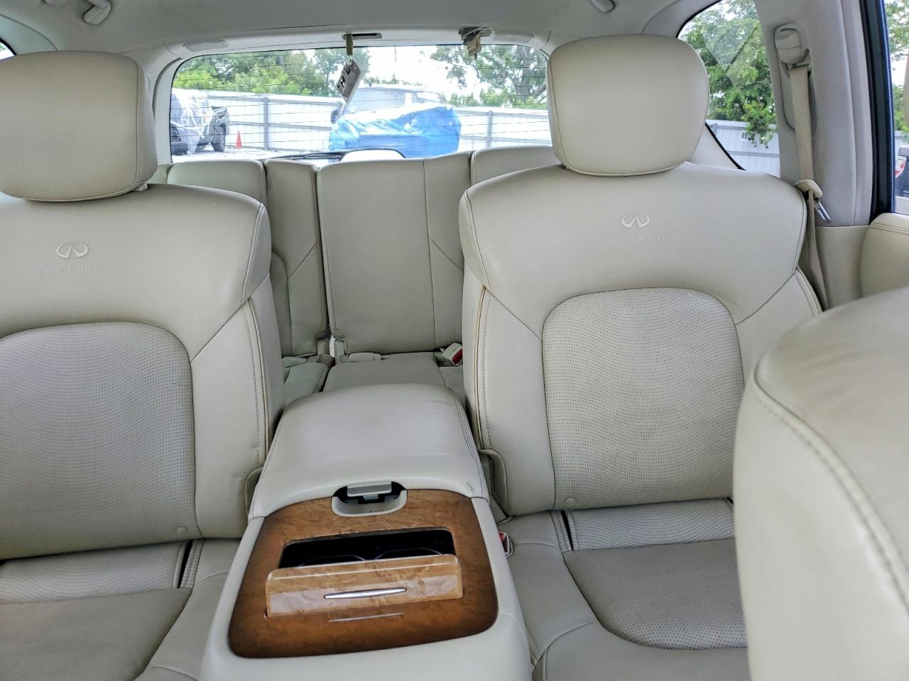 2013 Infiniti Qx56 Base White vin: JN8AZ2NE3D9042209