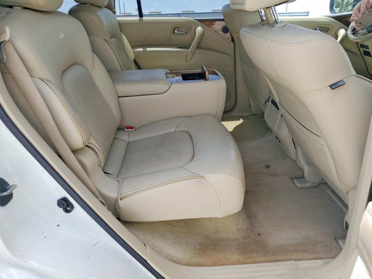 2013 Infiniti Qx56 Base White vin: JN8AZ2NE3D9042209