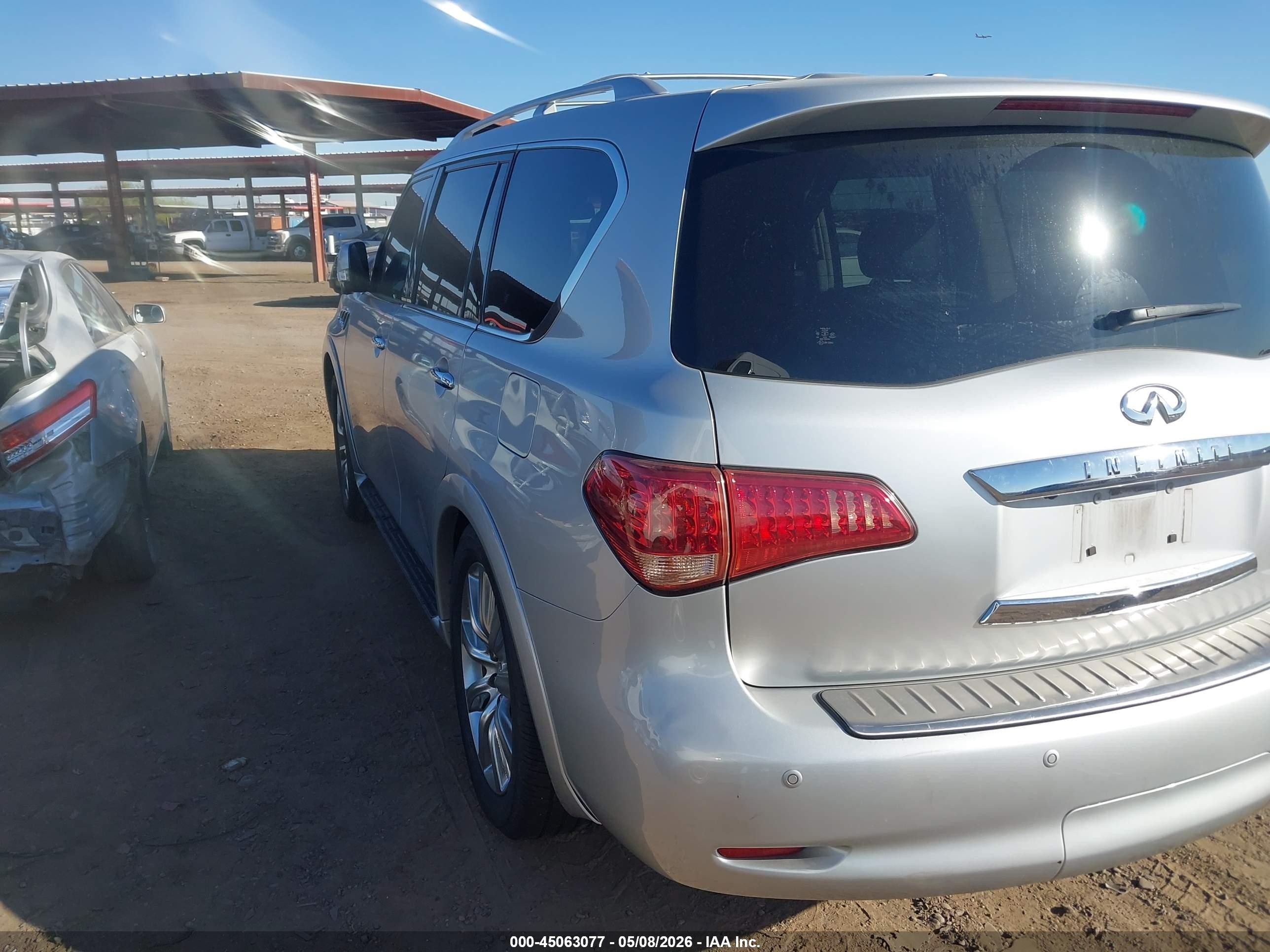 2013 Infiniti Qx56   Серебряный vin: JN8AZ2NE3D9061049