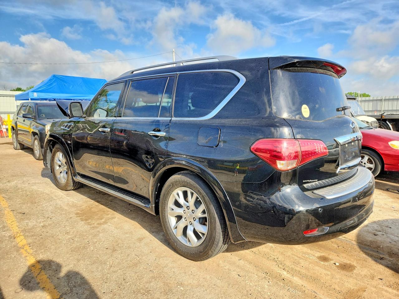 2014 Infiniti Qx80 Base Black vin: JN8AZ2NE3E9068214