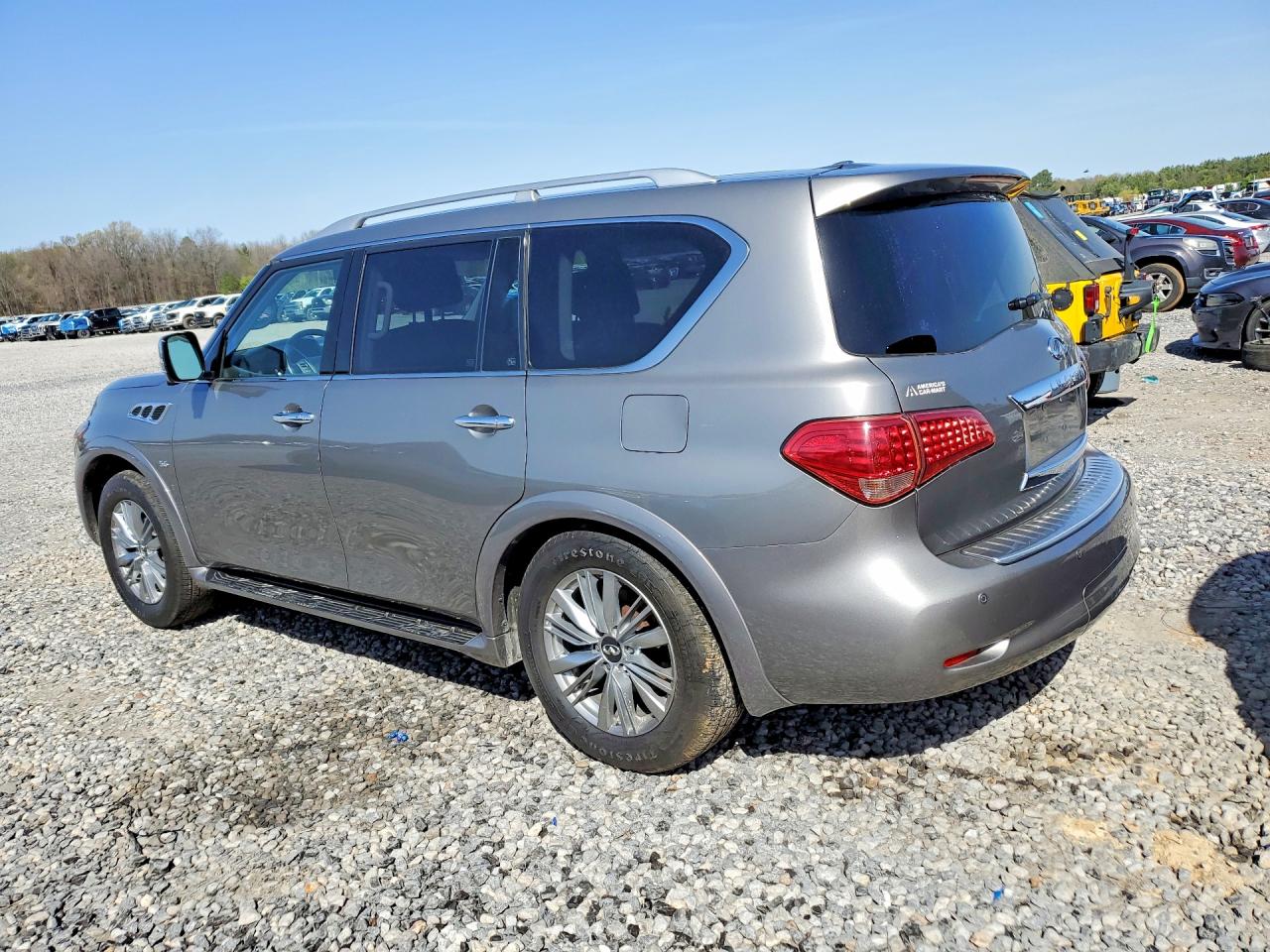 2014 Infiniti Qx80 Base Gray vin: JN8AZ2NE3E9069119