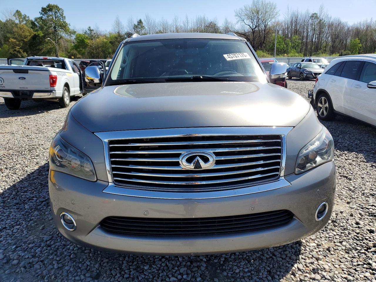 2014 Infiniti Qx80 Base Gray vin: JN8AZ2NE3E9069119