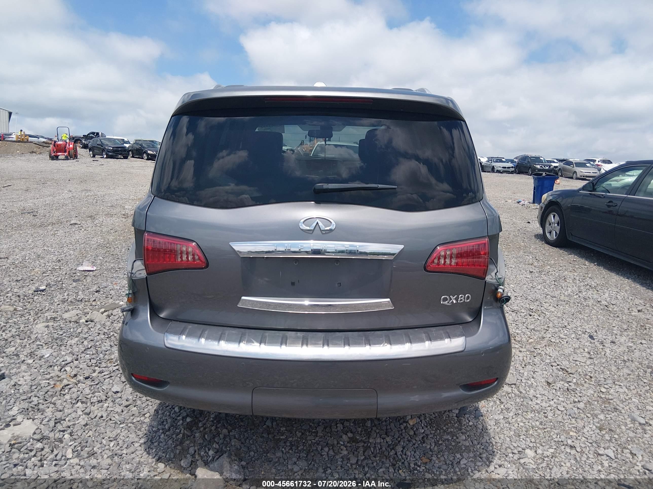 2015 Infiniti Qx80 Серый vin: JN8AZ2NE3F9081160