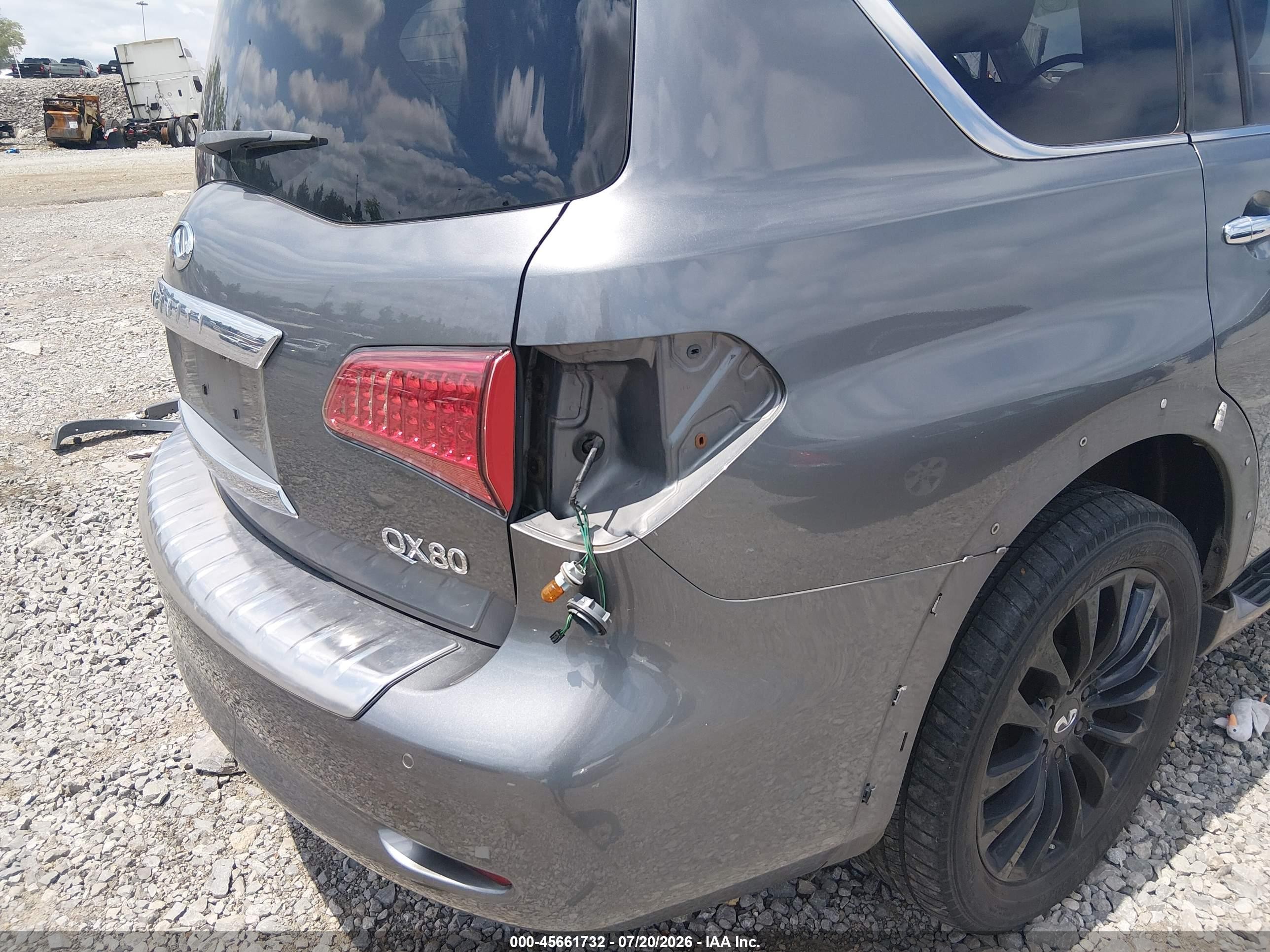 2015 Infiniti Qx80 Серый vin: JN8AZ2NE3F9081160