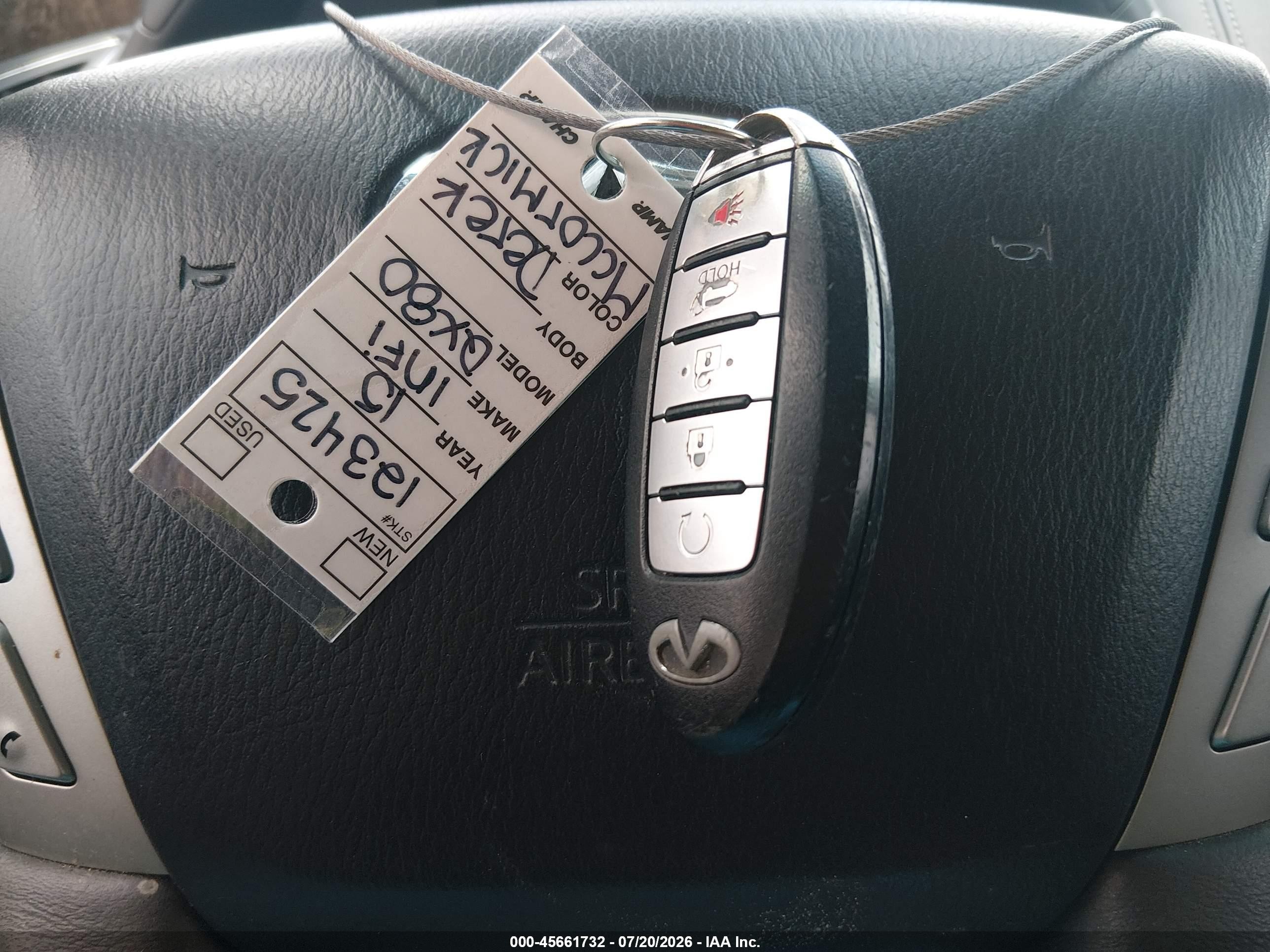 2015 Infiniti Qx80 Серый vin: JN8AZ2NE3F9081160
