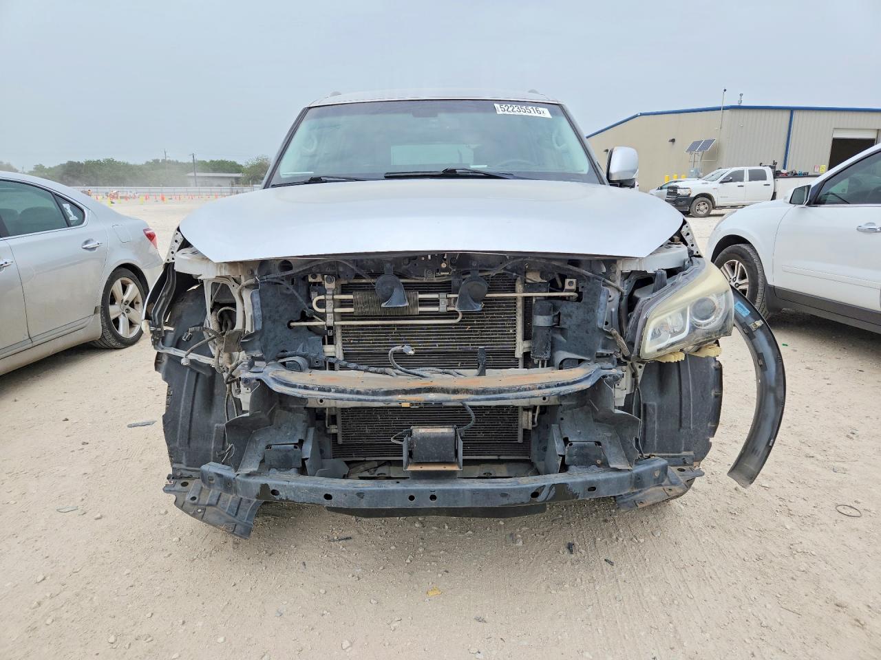 2015 Infiniti Qx80 Base Silver vin: JN8AZ2NE3F9081627