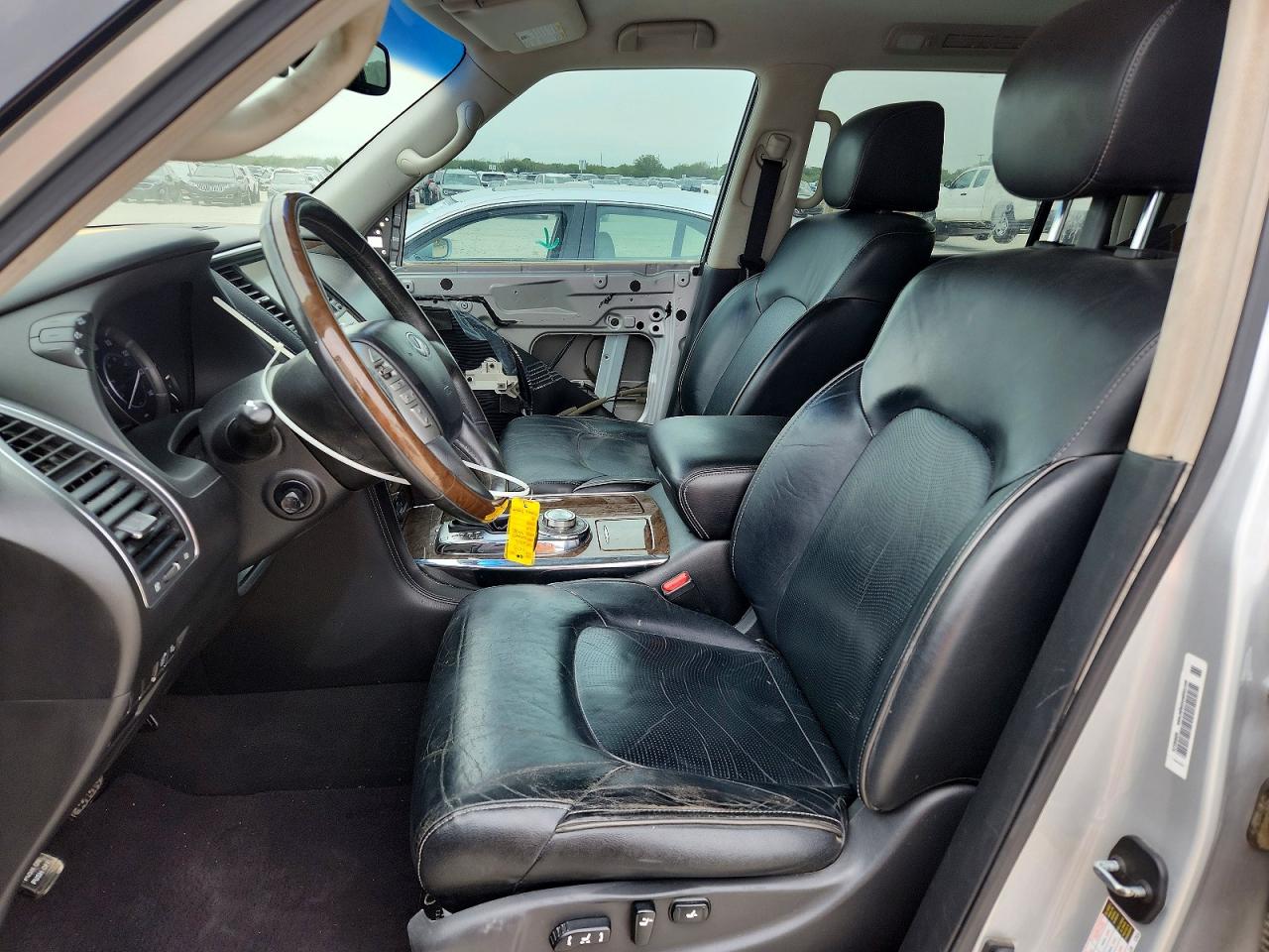 2015 Infiniti Qx80 Base Silver vin: JN8AZ2NE3F9081627