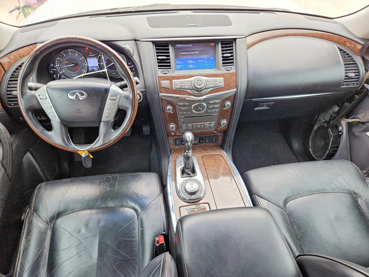 2015 Infiniti Qx80 Base Silver vin: JN8AZ2NE3F9081627