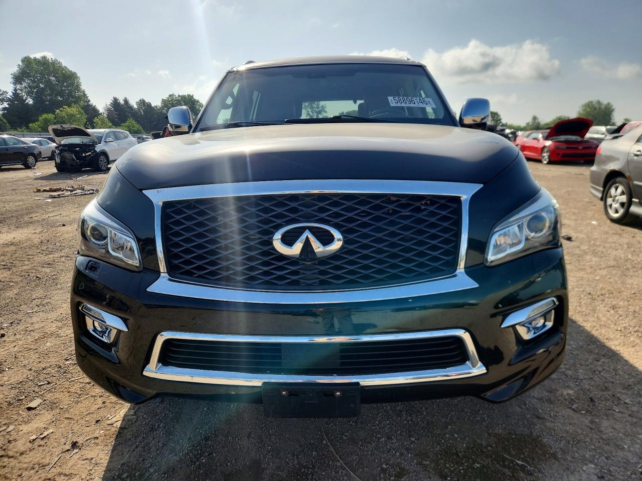 2015 Infiniti Qx80 Base Black vin: JN8AZ2NE3F9082034