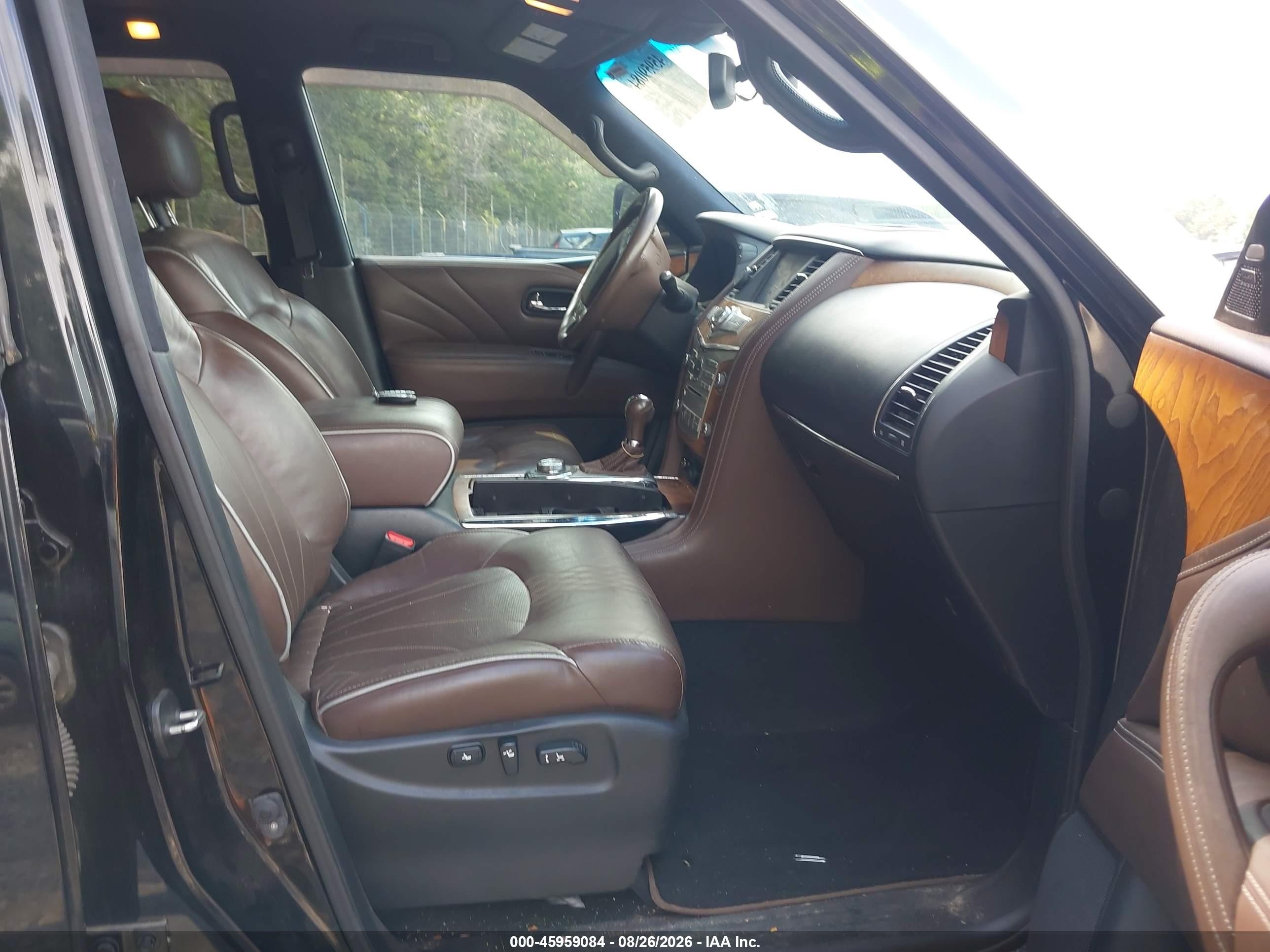 2015 Infiniti Qx80 Limited Черный vin: JN8AZ2NE3F9086245