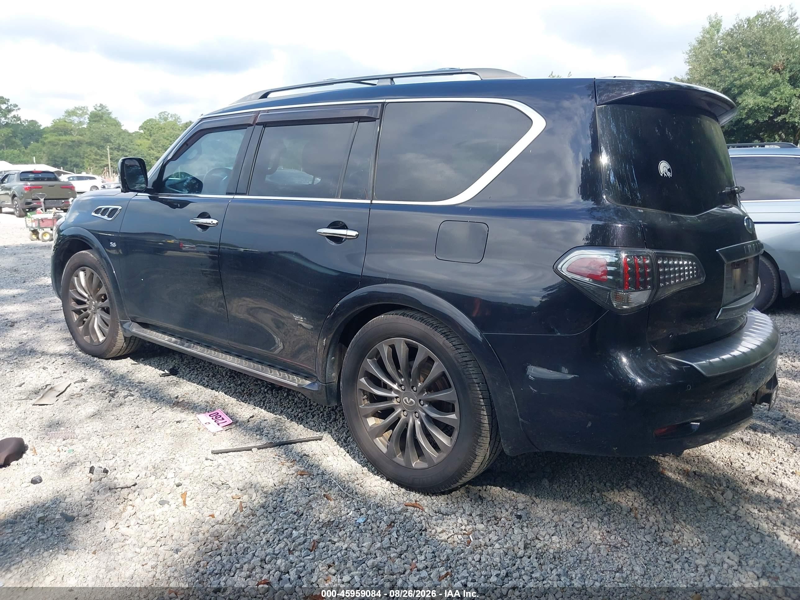 2015 Infiniti Qx80 Limited Черный vin: JN8AZ2NE3F9086245