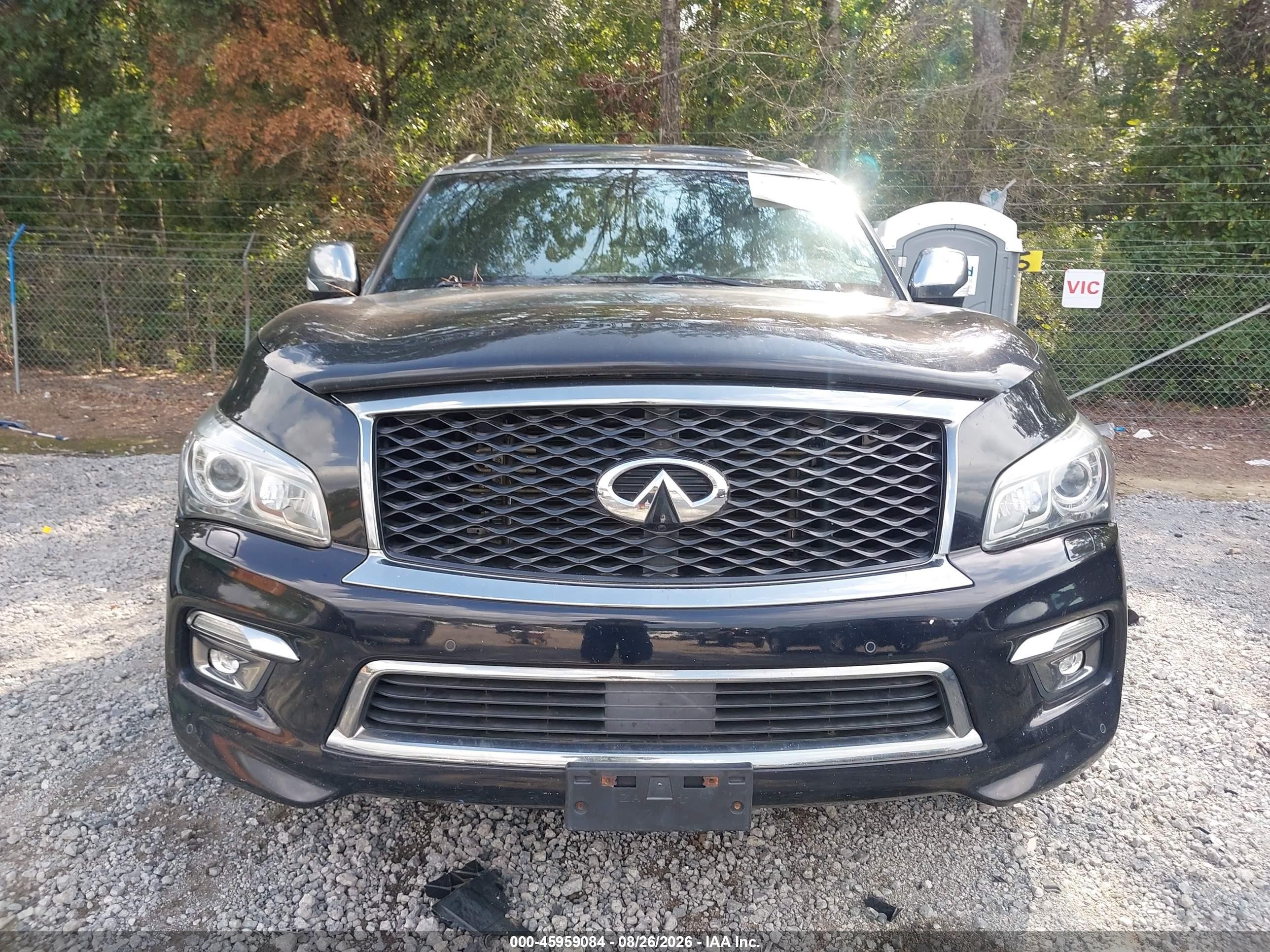 2015 Infiniti Qx80 Limited Черный vin: JN8AZ2NE3F9086245