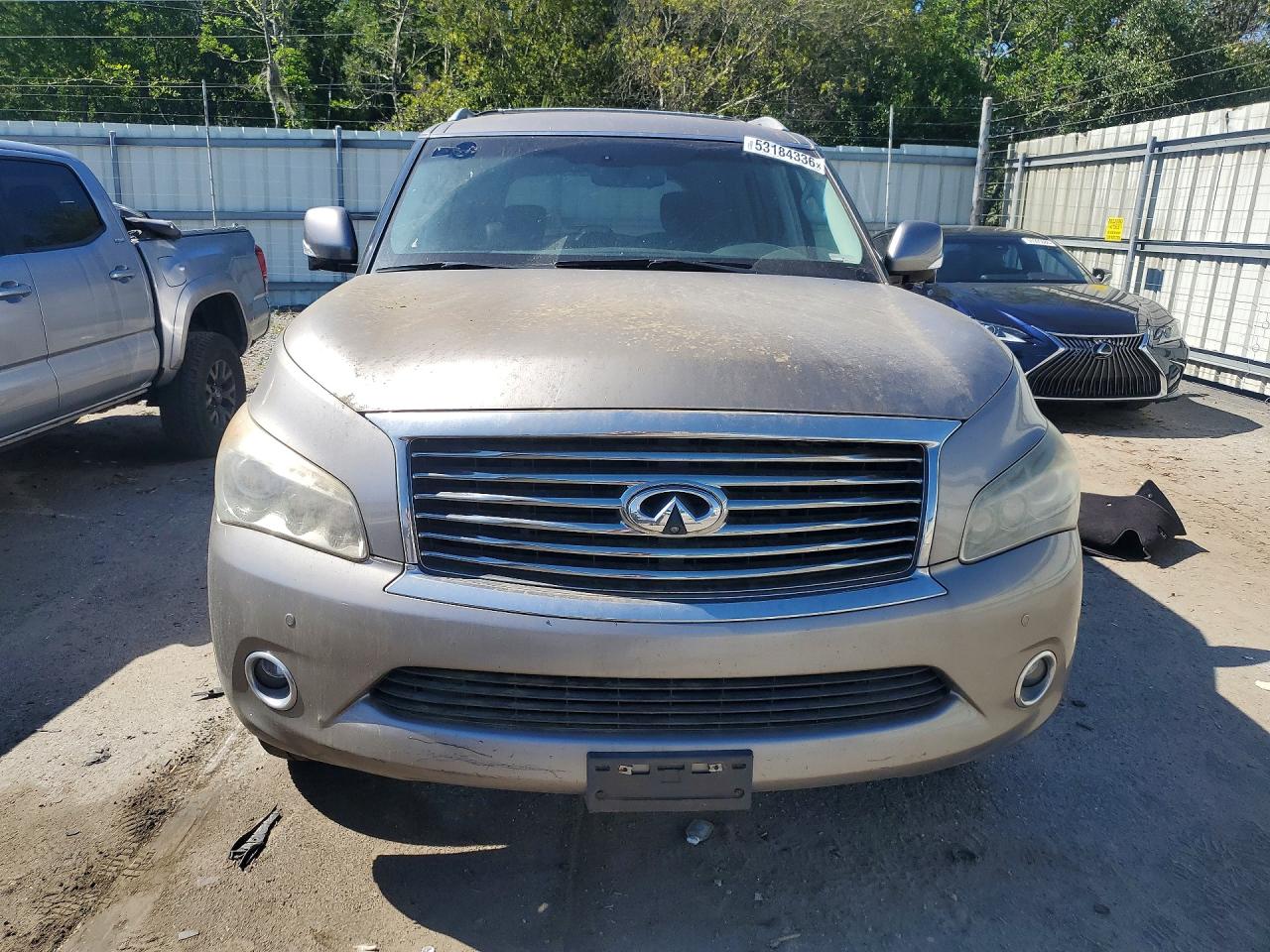 2011 Infiniti Qx56 Base Gray vin: JN8AZ2NE4B9002623