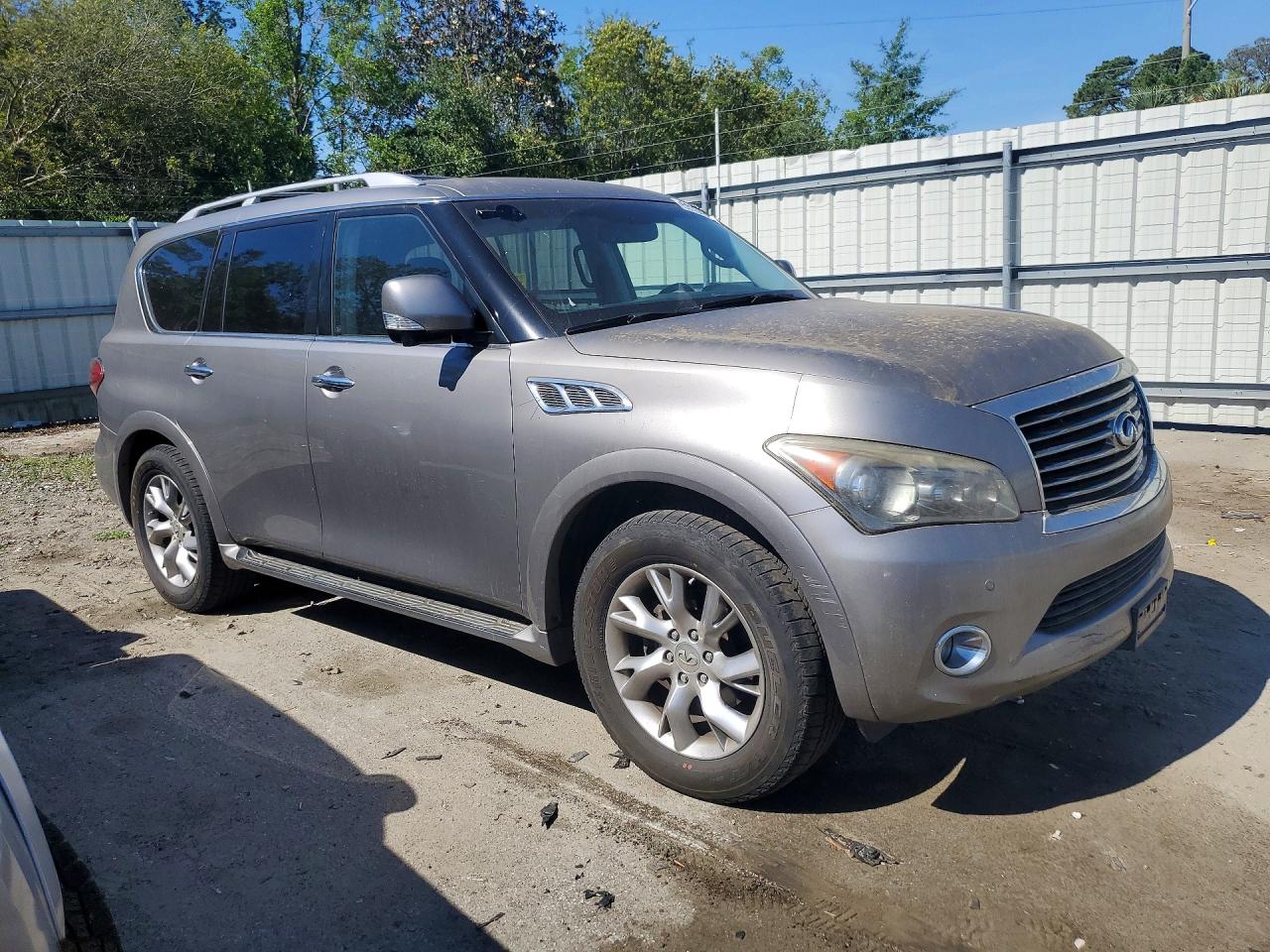 2011 Infiniti Qx56 Base Gray vin: JN8AZ2NE4B9002623