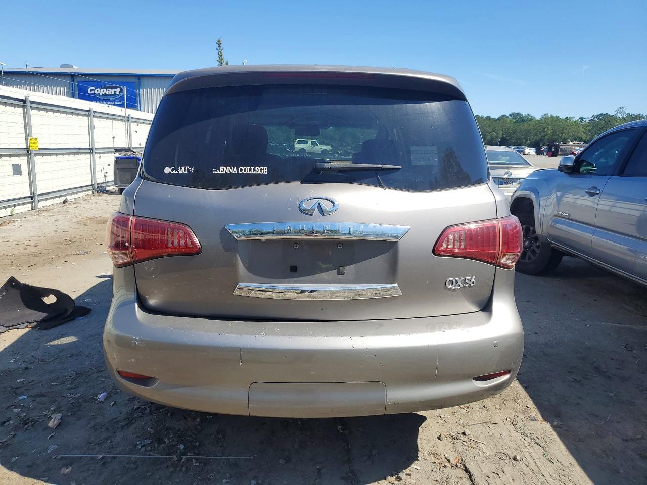2011 Infiniti Qx56 Base Gray vin: JN8AZ2NE4B9002623