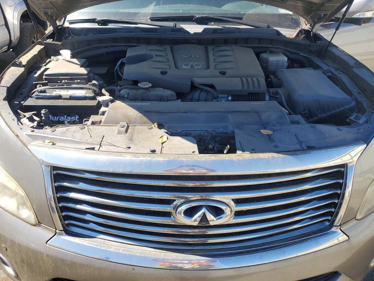 2011 Infiniti Qx56 Base Gray vin: JN8AZ2NE4B9002623