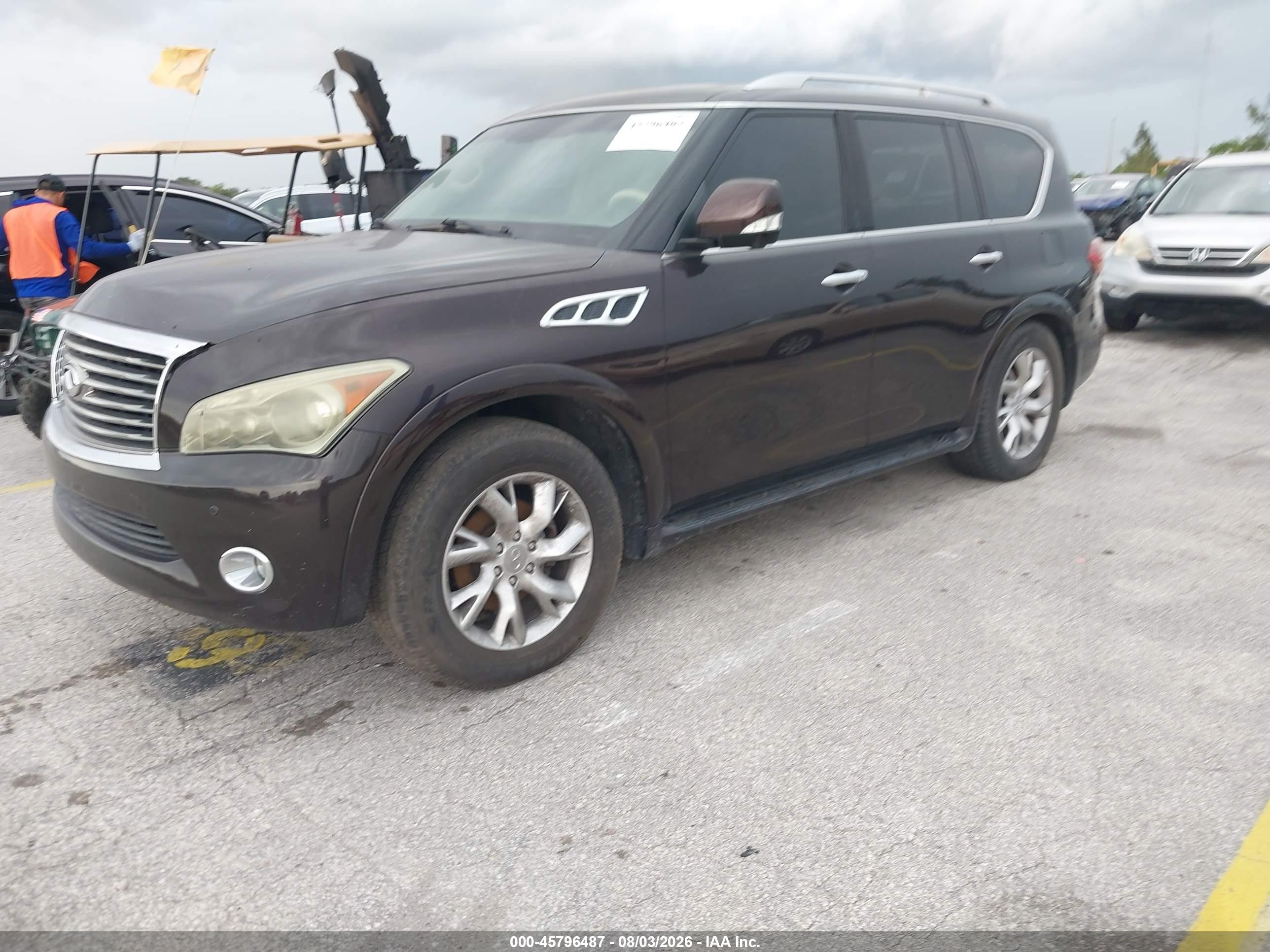2011 Infiniti Qx56 Brown vin: JN8AZ2NE4B9004744