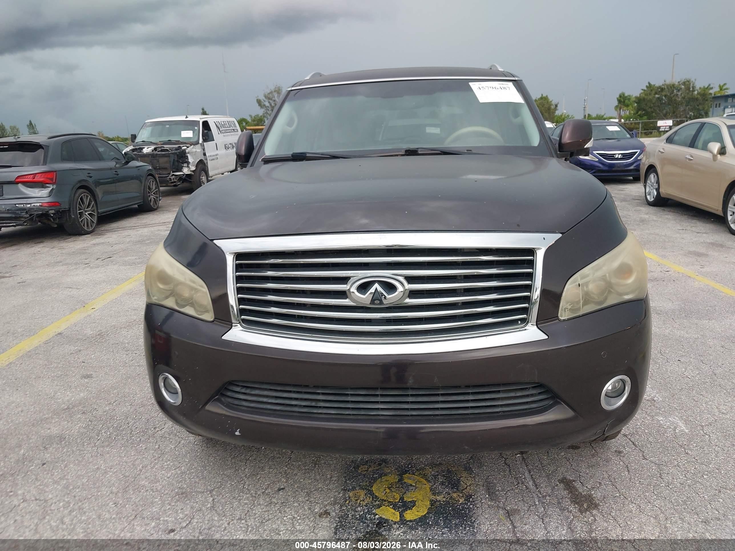 2011 Infiniti Qx56 Brown vin: JN8AZ2NE4B9004744