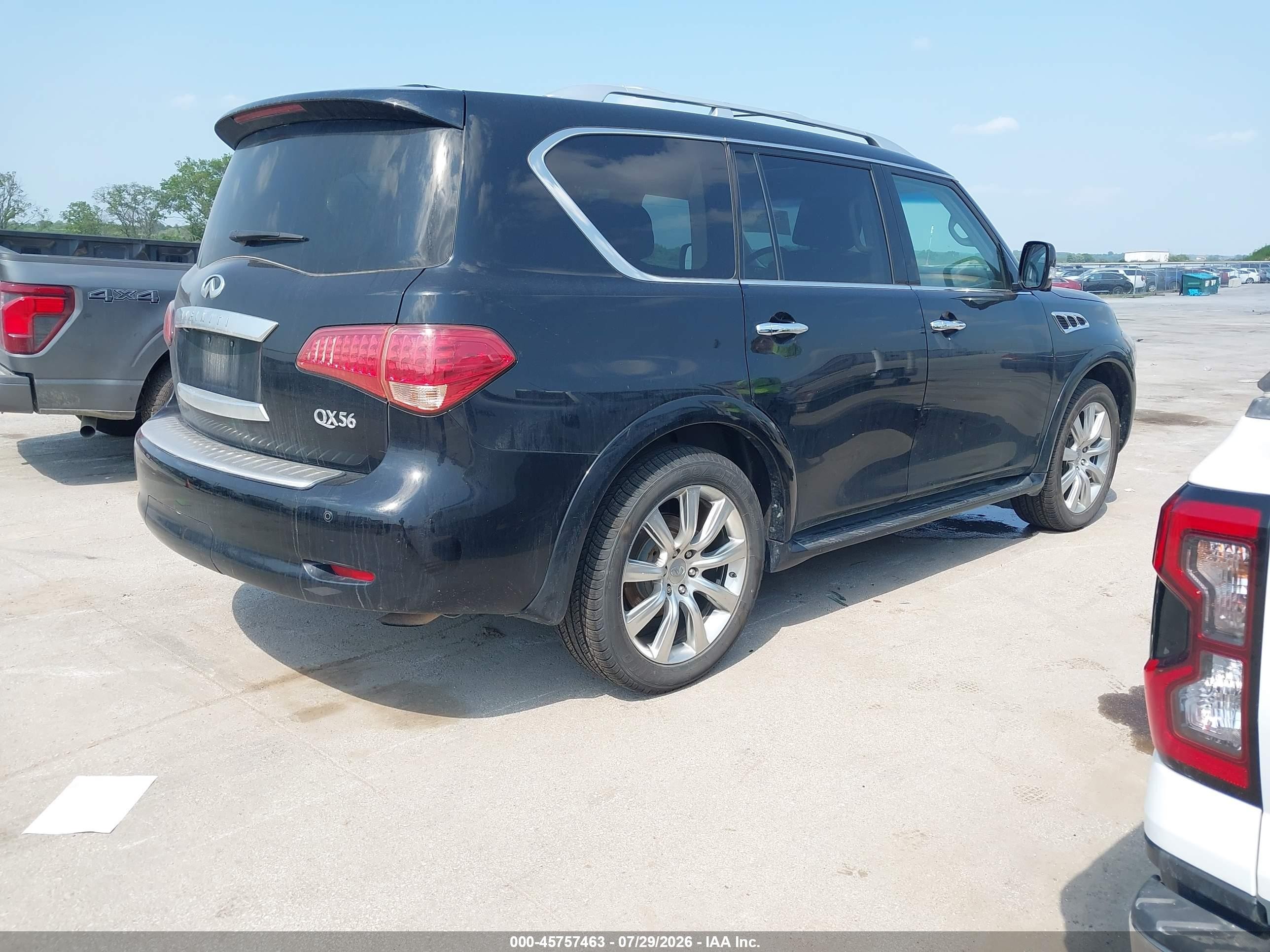 2011 Infiniti Qx56   Black vin: JN8AZ2NE4B9006641