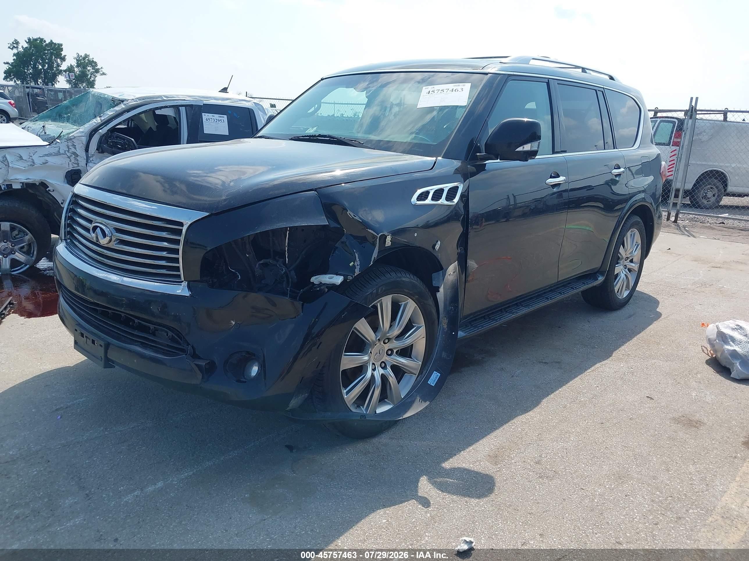 2011 Infiniti Qx56   Black vin: JN8AZ2NE4B9006641