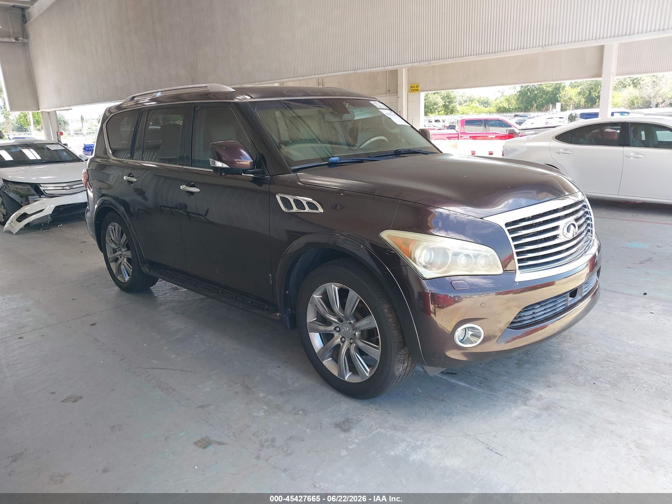 2013 Infiniti Qx56   Burgundy vin: JN8AZ2NE4D9041246