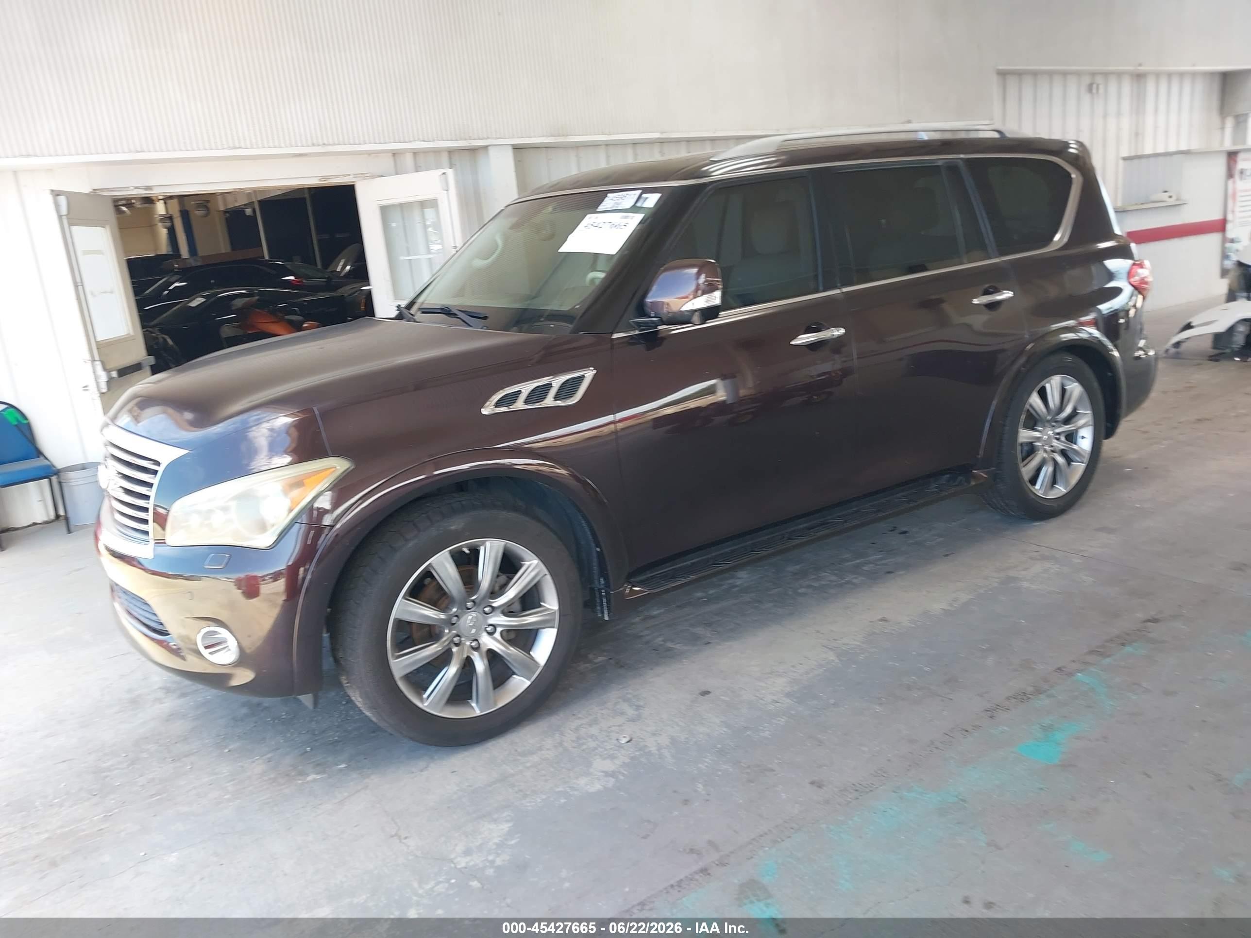 2013 Infiniti Qx56   Burgundy vin: JN8AZ2NE4D9041246