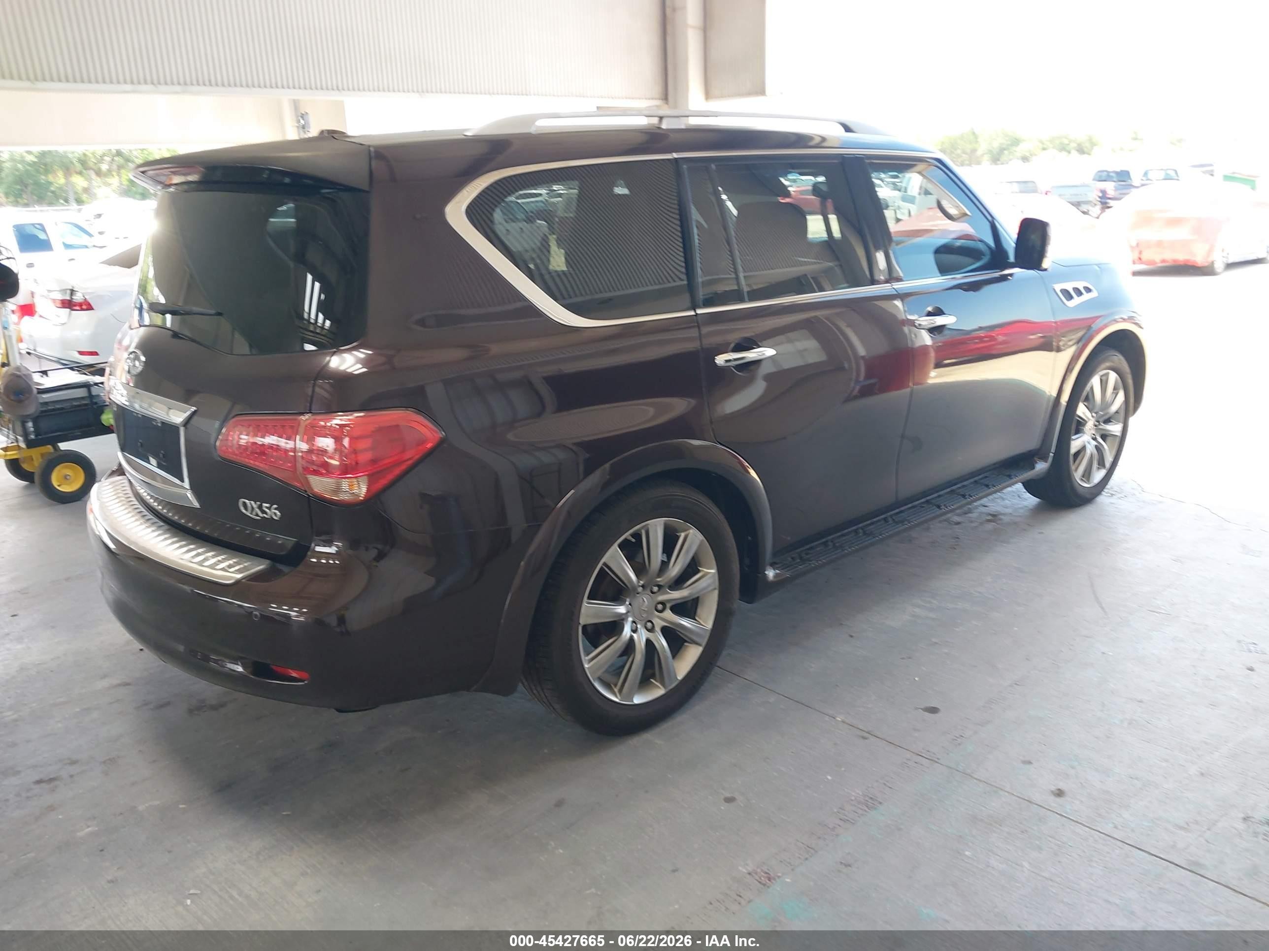 2013 Infiniti Qx56   Burgundy vin: JN8AZ2NE4D9041246