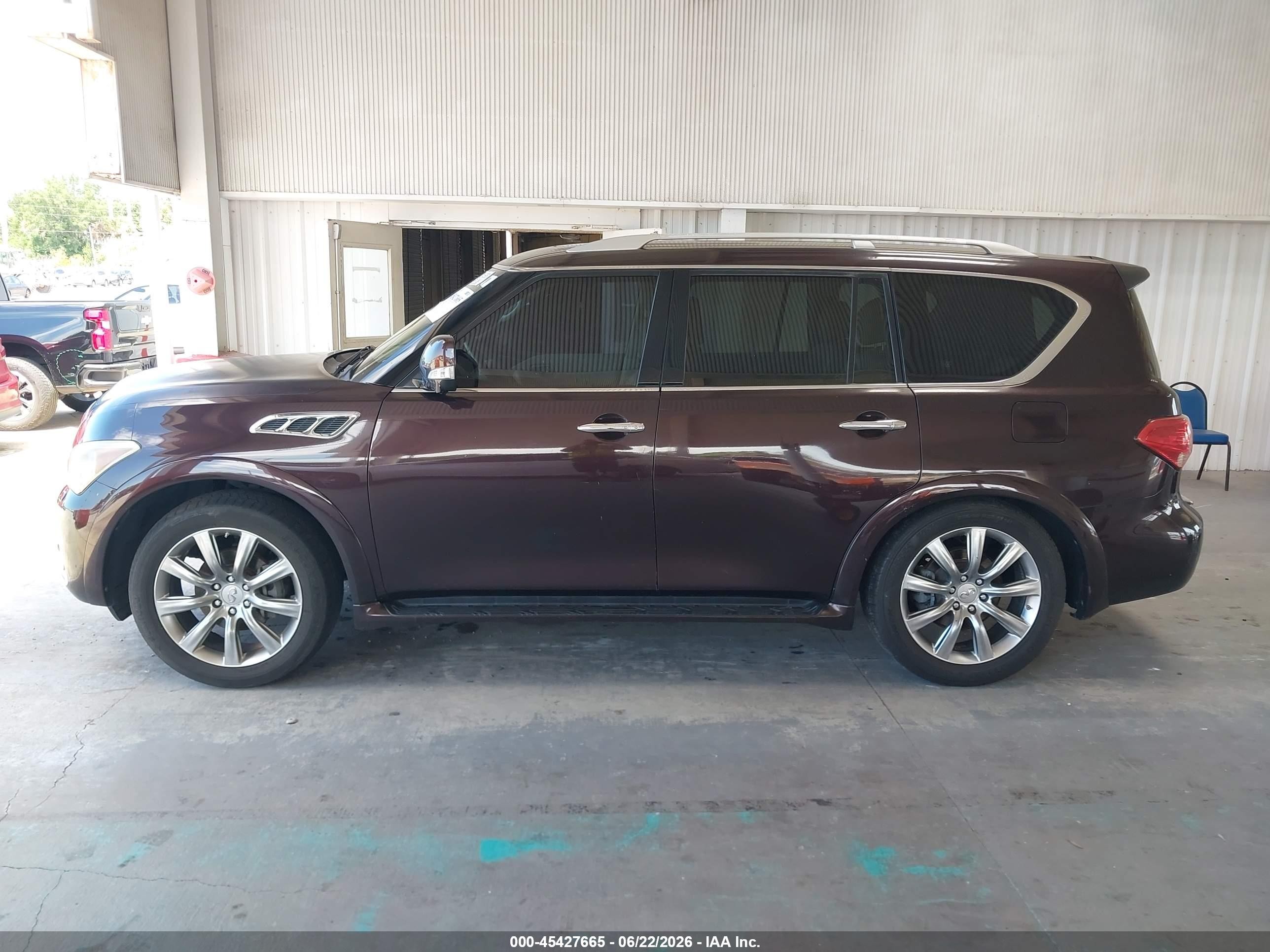 2013 Infiniti Qx56   Burgundy vin: JN8AZ2NE4D9041246