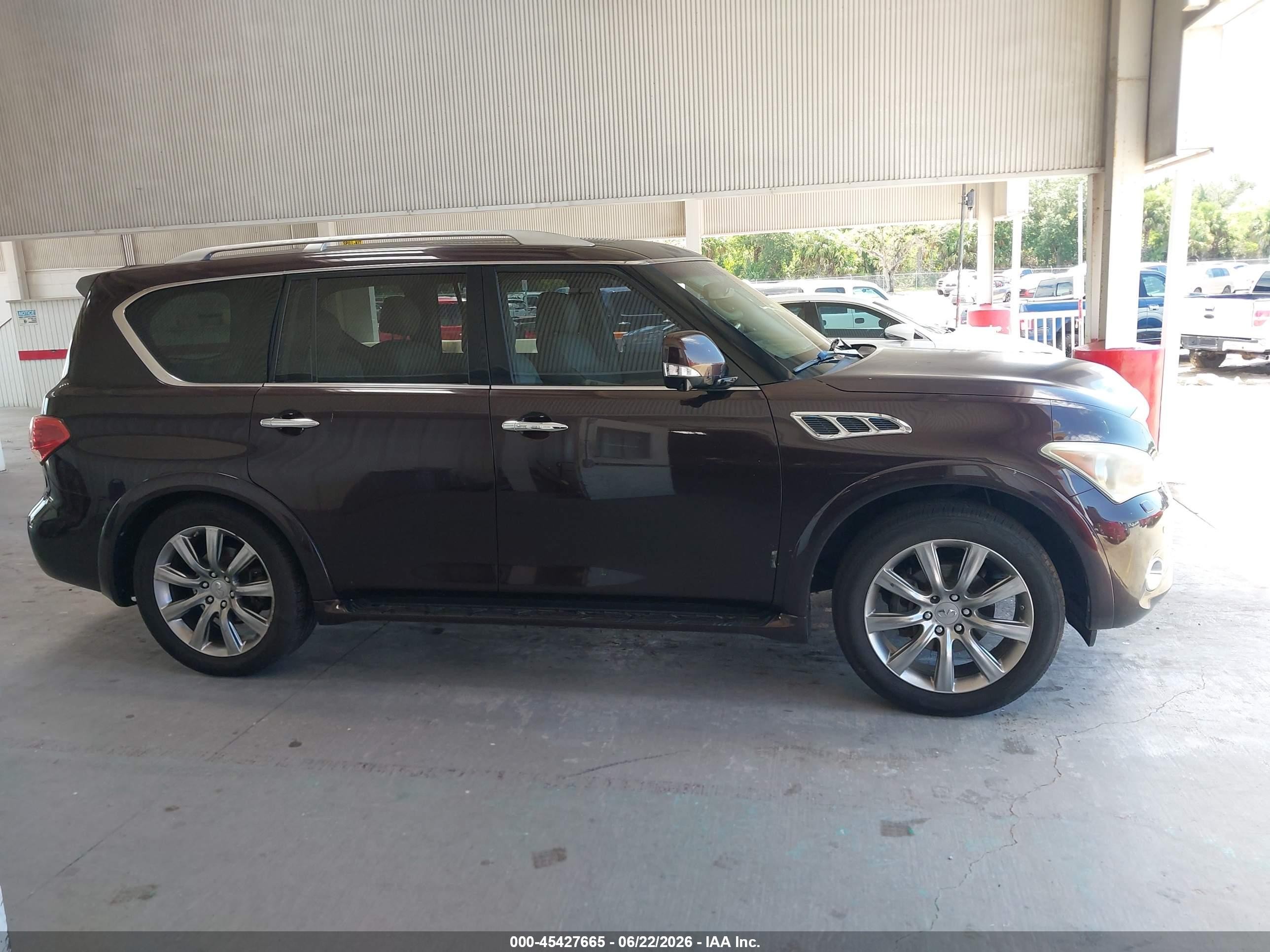 2013 Infiniti Qx56   Burgundy vin: JN8AZ2NE4D9041246
