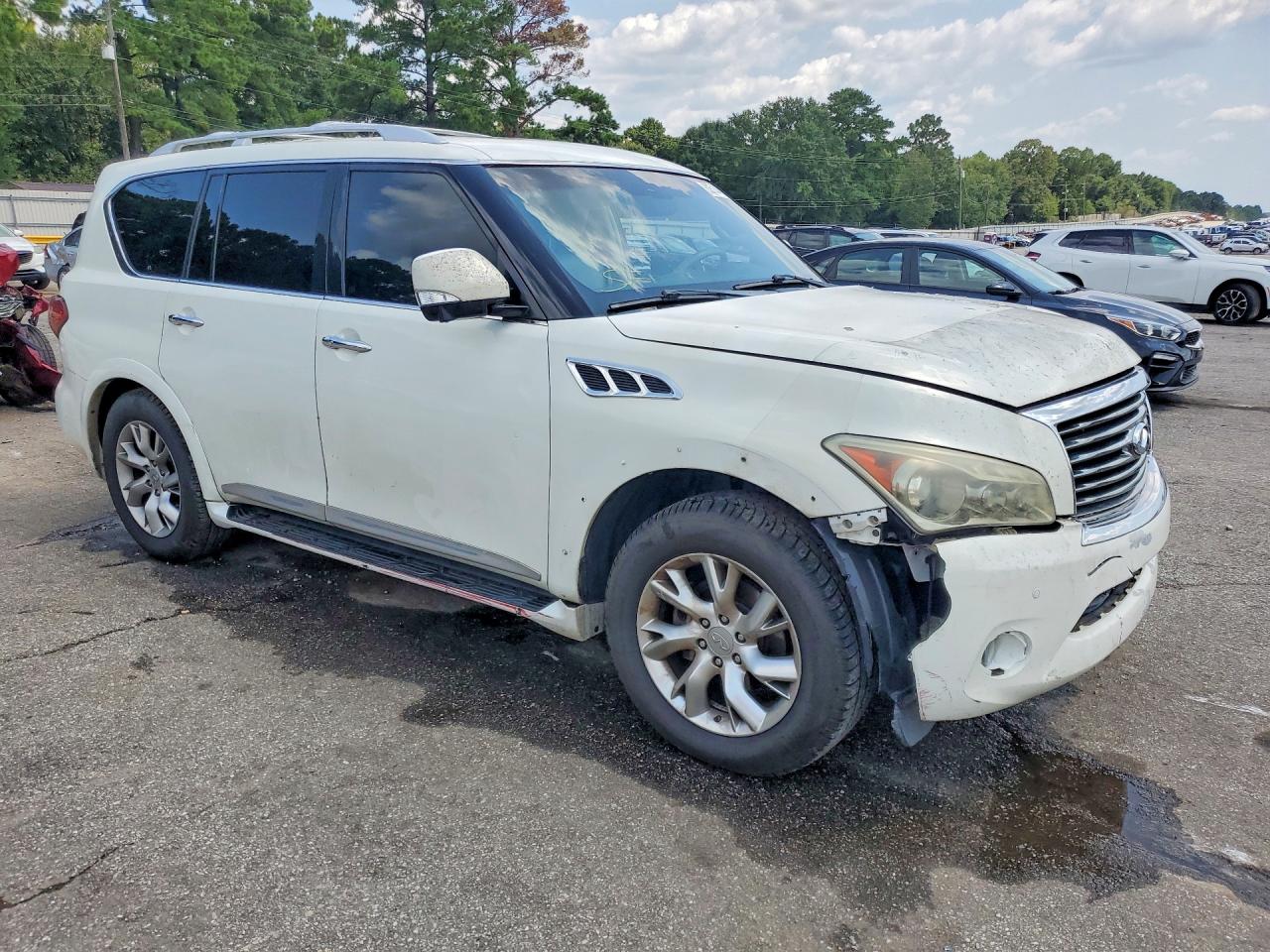 2013 Infiniti Qx56 Base Белый vin: JN8AZ2NE4D9041487