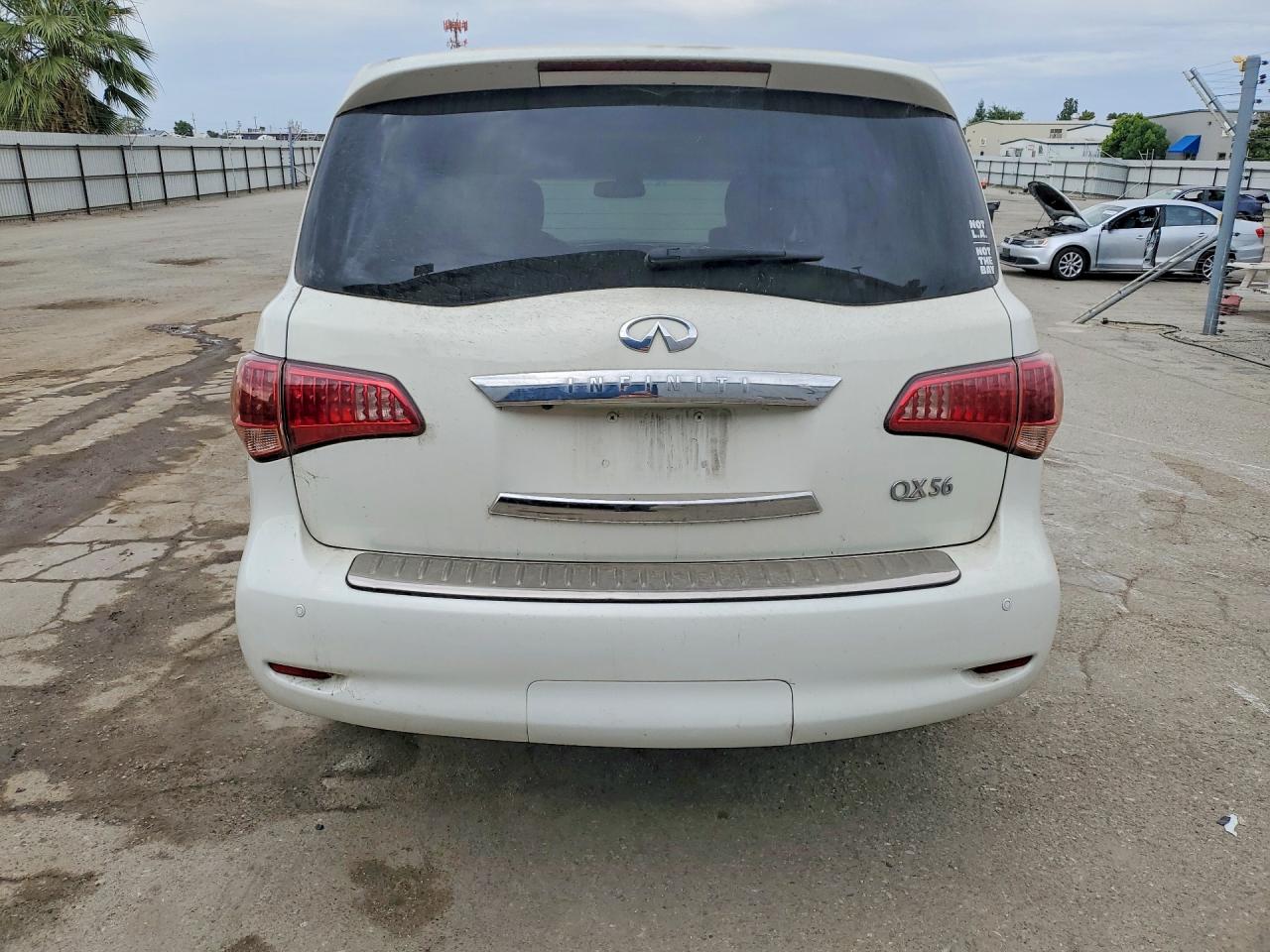 2013 Infiniti Qx56 Base White vin: JN8AZ2NE4D9041750