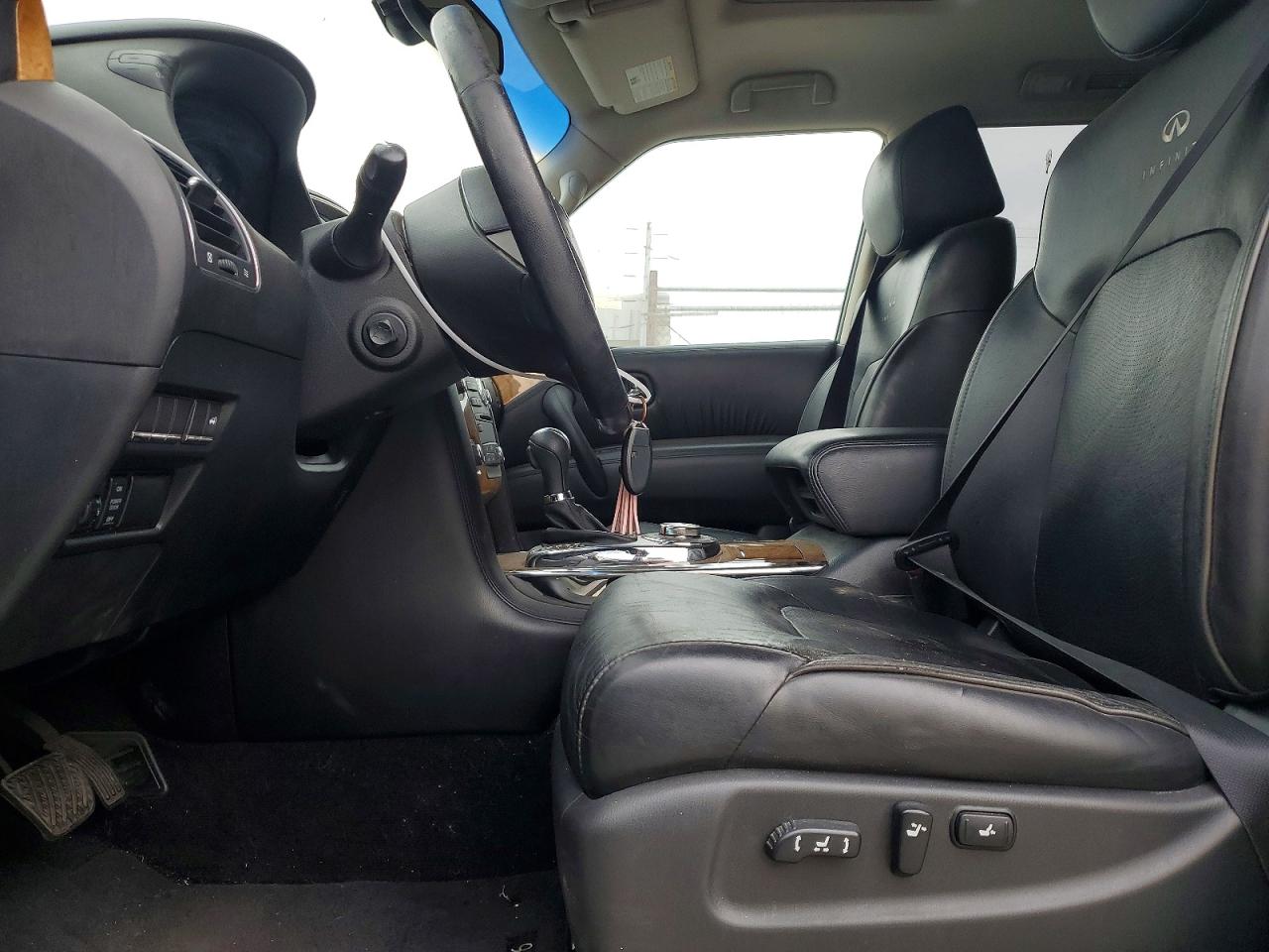 2013 Infiniti Qx56 Base White vin: JN8AZ2NE4D9041750
