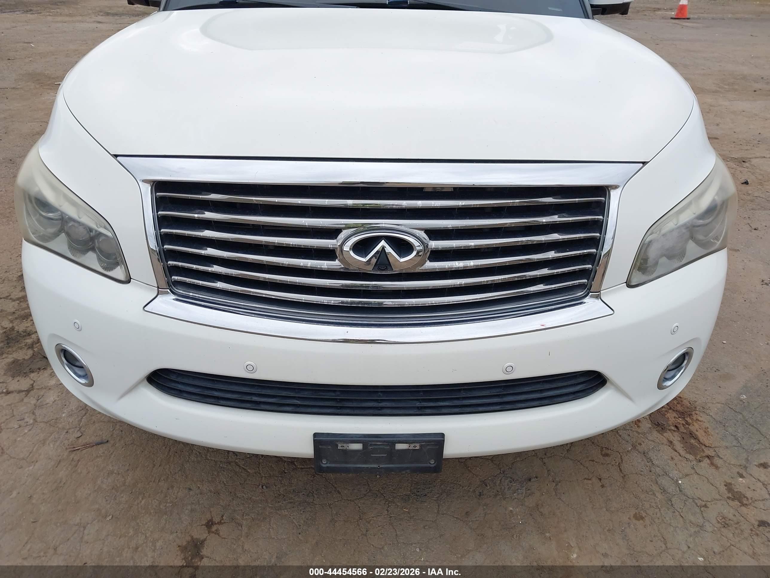 2014 Infiniti Qx80   Белый vin: JN8AZ2NE4E9063197