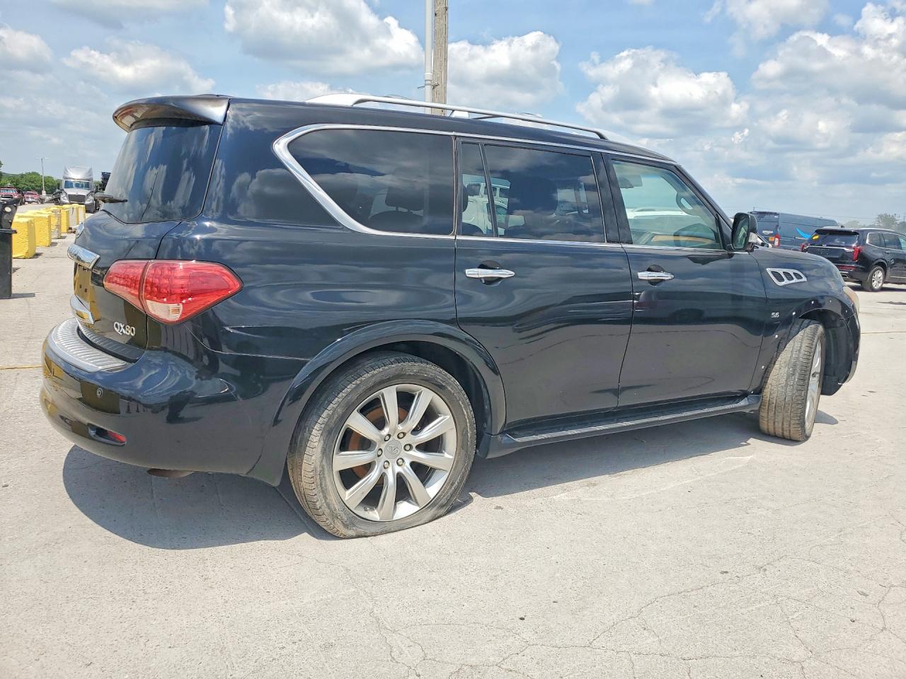 2014 Infiniti Qx80 Base Черный vin: JN8AZ2NE4E9066052