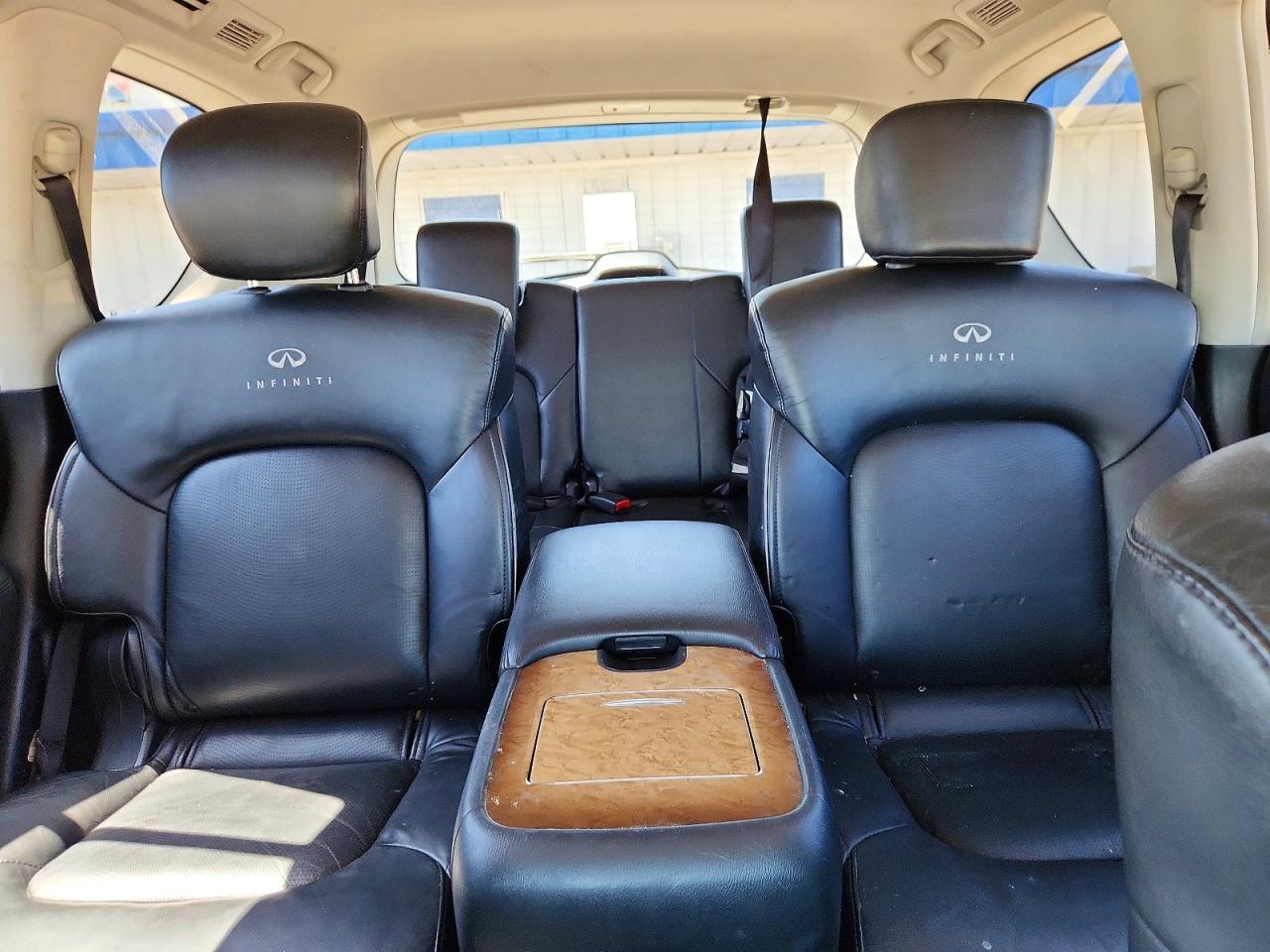 2014 Infiniti Qx80 Base White vin: JN8AZ2NE4E9067251