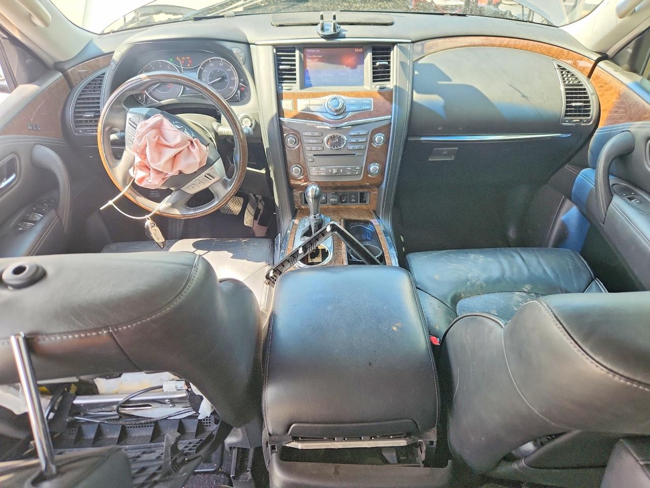 2015 Infiniti Qx80 Base Silver vin: JN8AZ2NE4F9080776