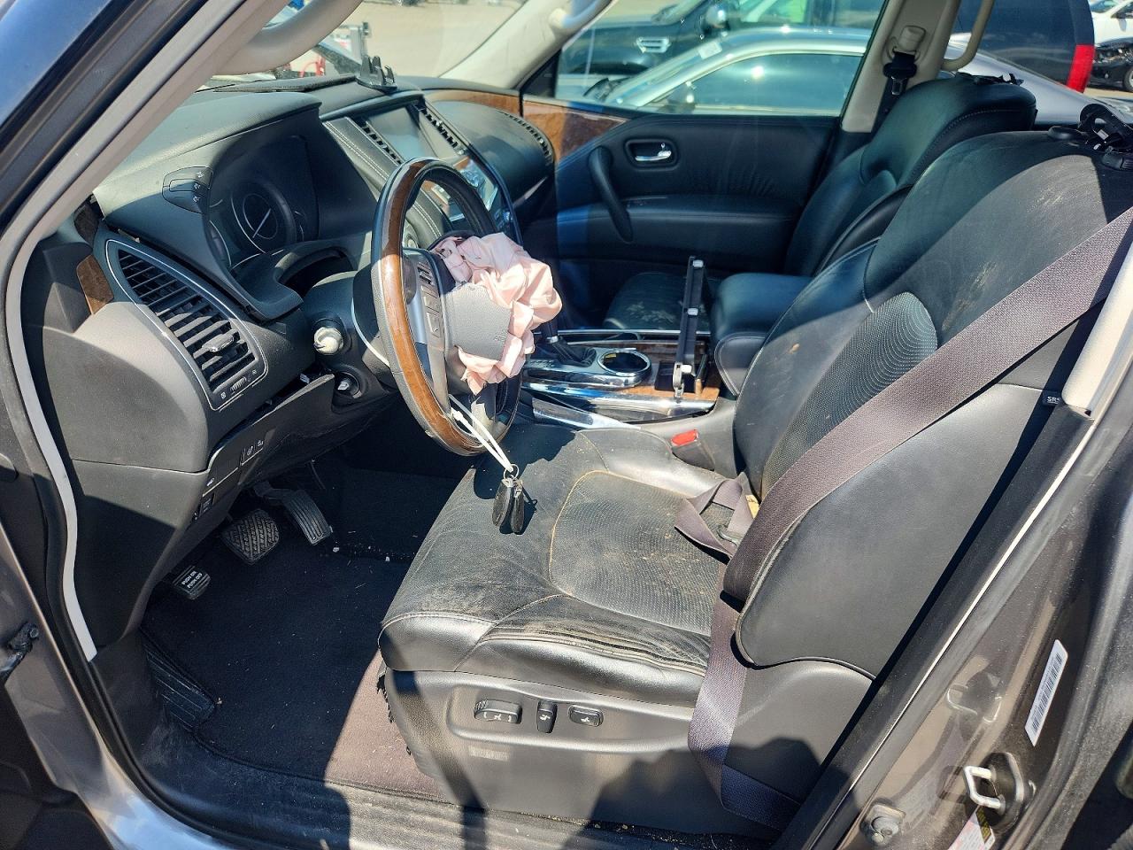 2015 Infiniti Qx80 Base Silver vin: JN8AZ2NE4F9080776