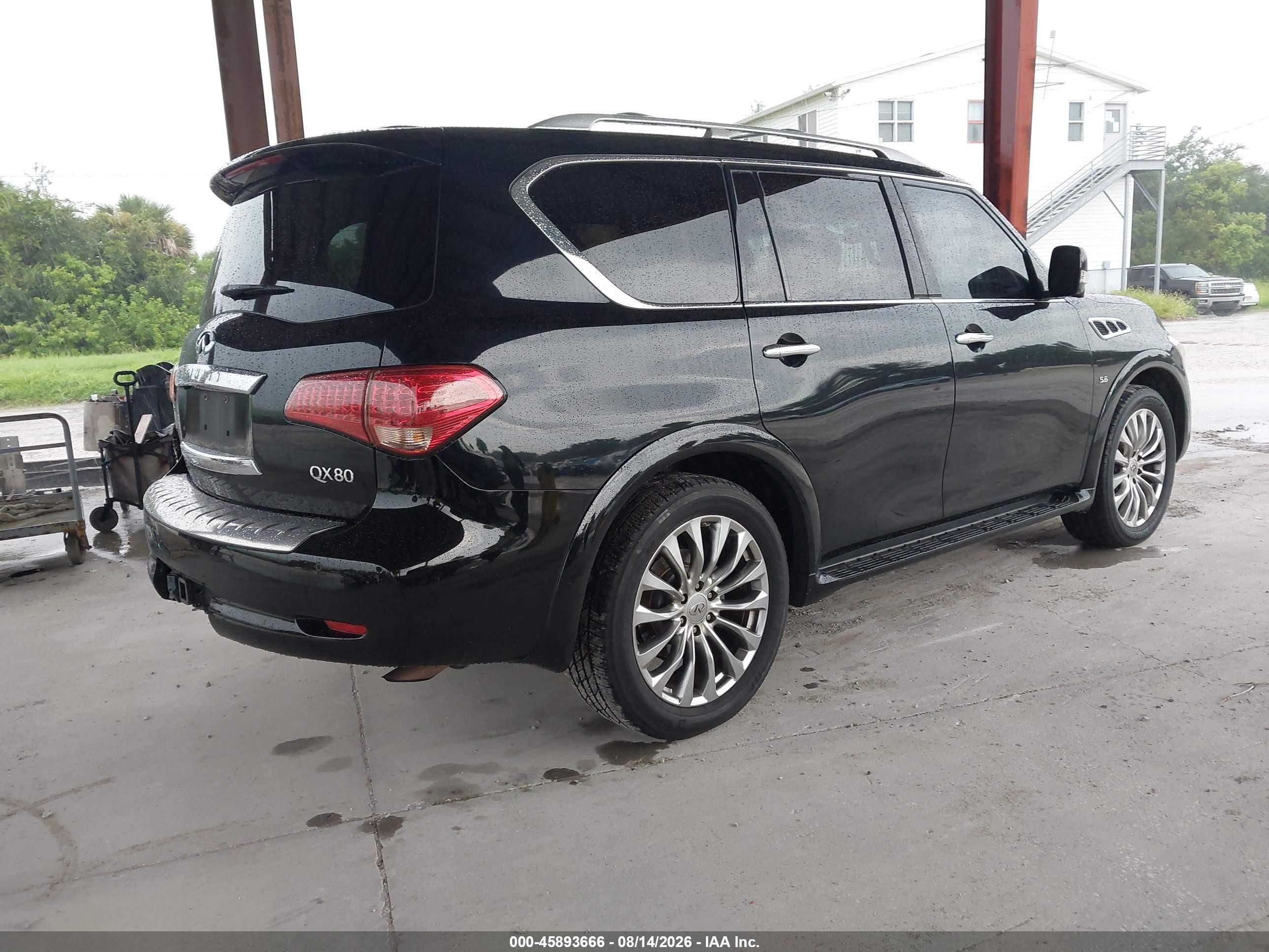 2015 Infiniti Qx80   Black vin: JN8AZ2NE4F9081488