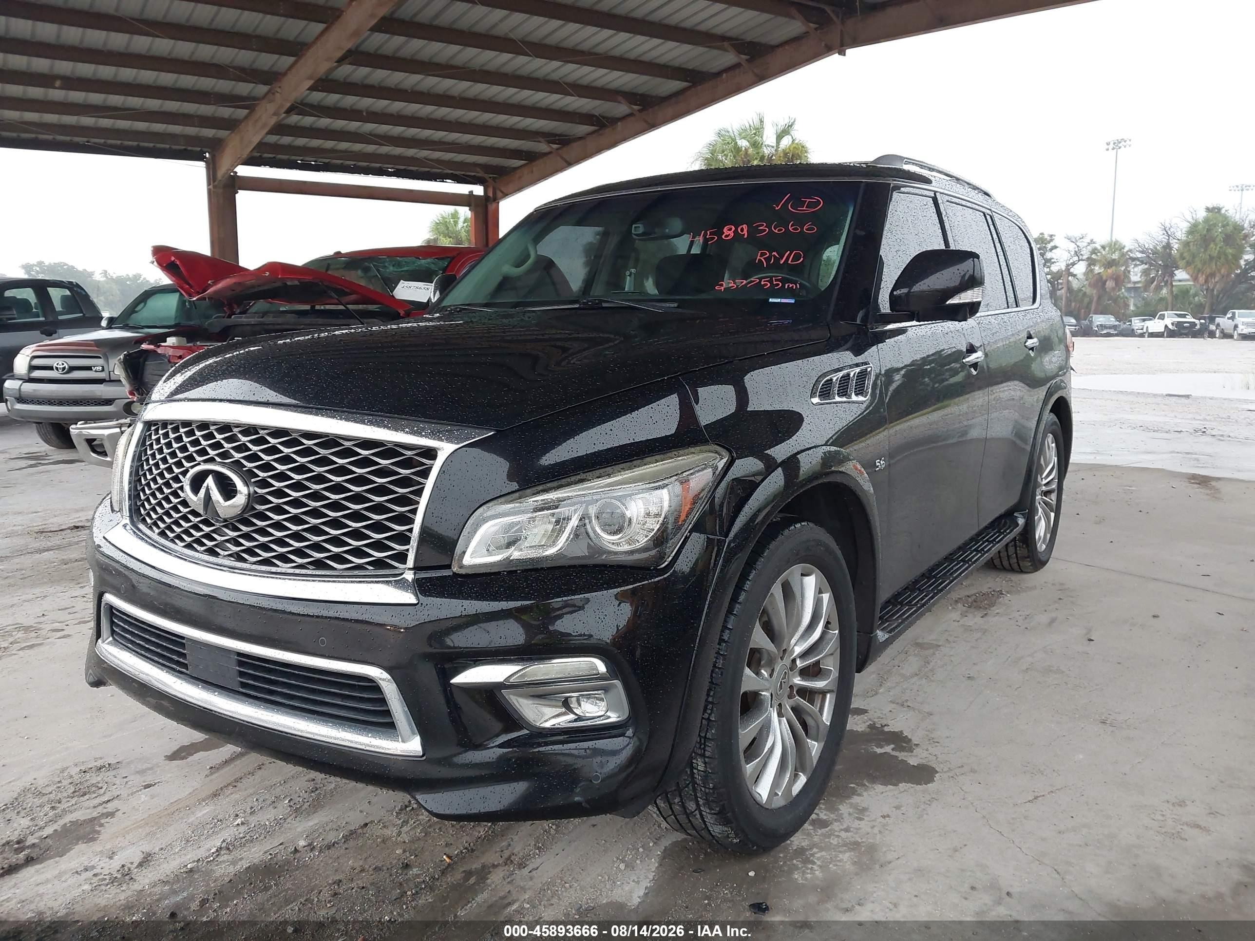 2015 Infiniti Qx80   Black vin: JN8AZ2NE4F9081488