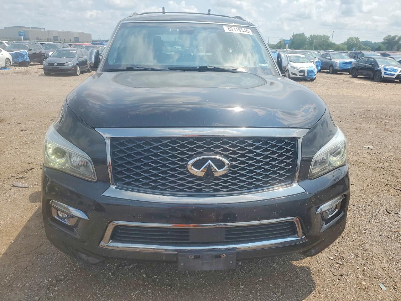2015 Infiniti Qx80 Base Black vin: JN8AZ2NE4F9082365