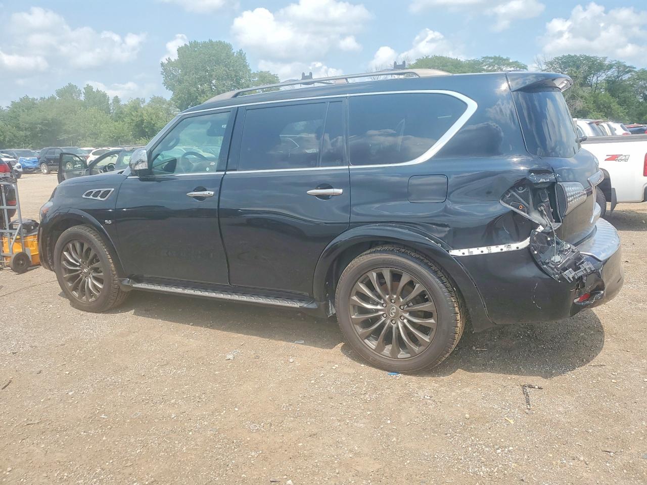 2015 Infiniti Qx80 Base Black vin: JN8AZ2NE4F9082365