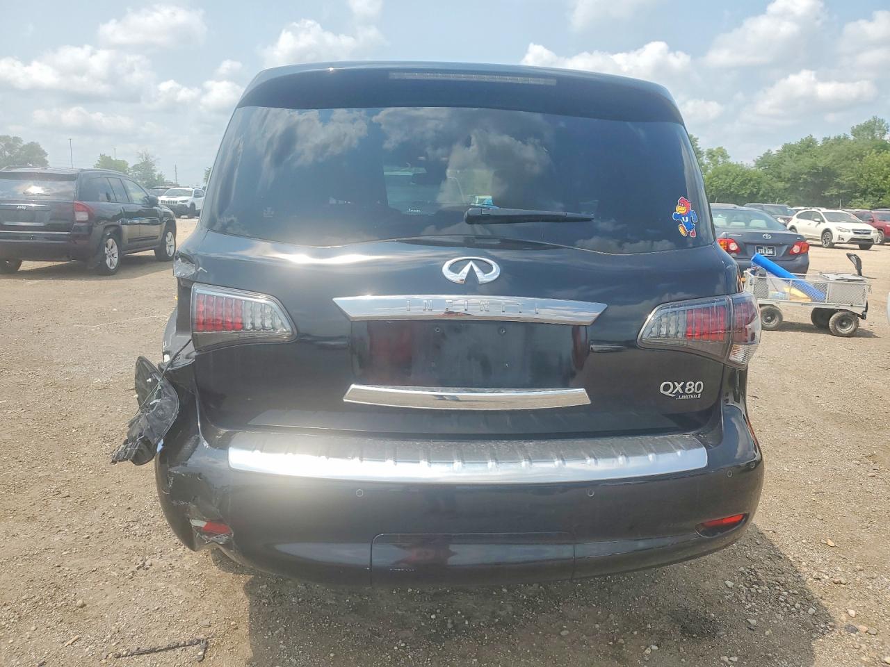 2015 Infiniti Qx80 Base Black vin: JN8AZ2NE4F9082365