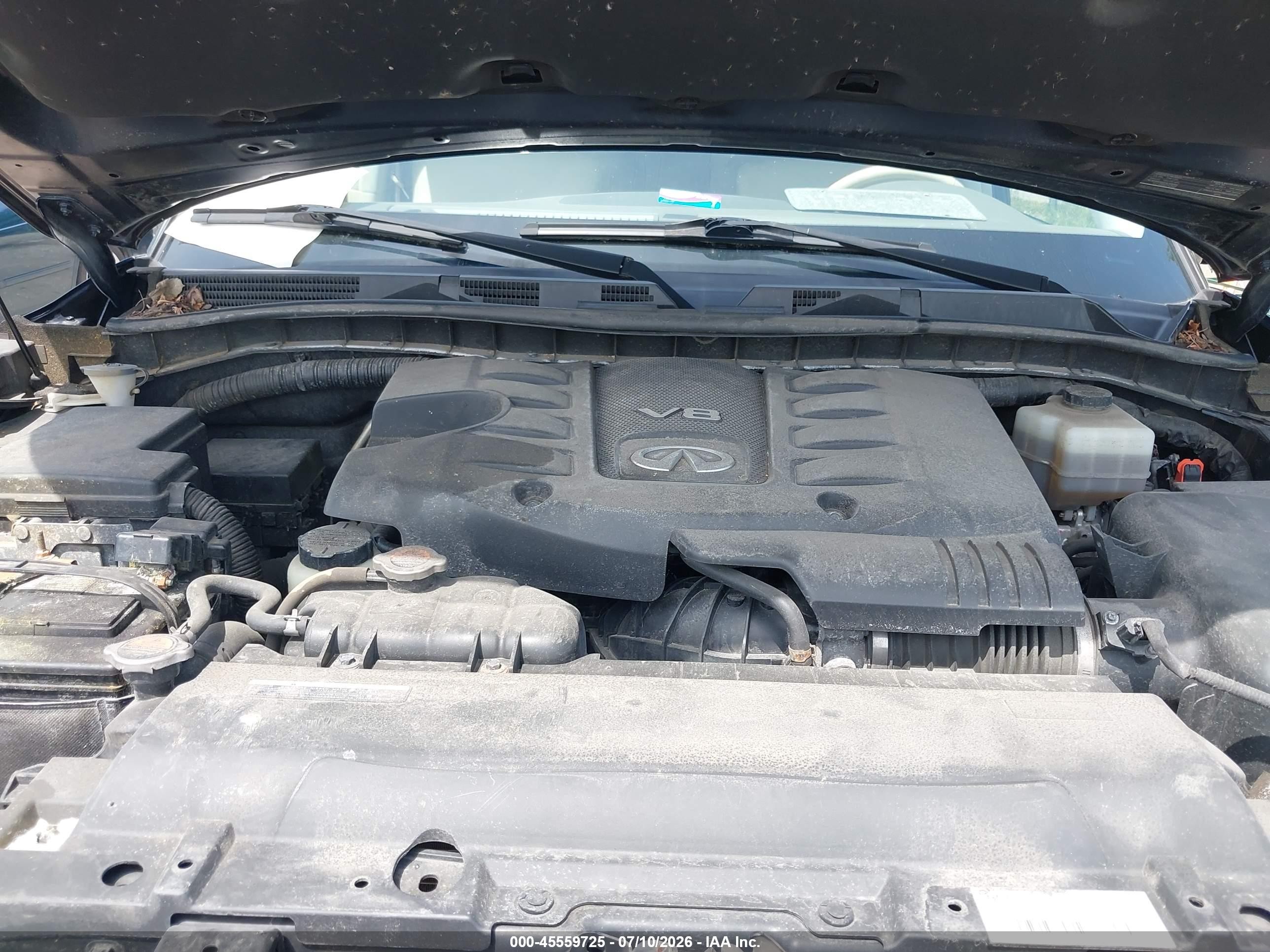 2015 Infiniti Qx80 Синий vin: JN8AZ2NE4F9083094